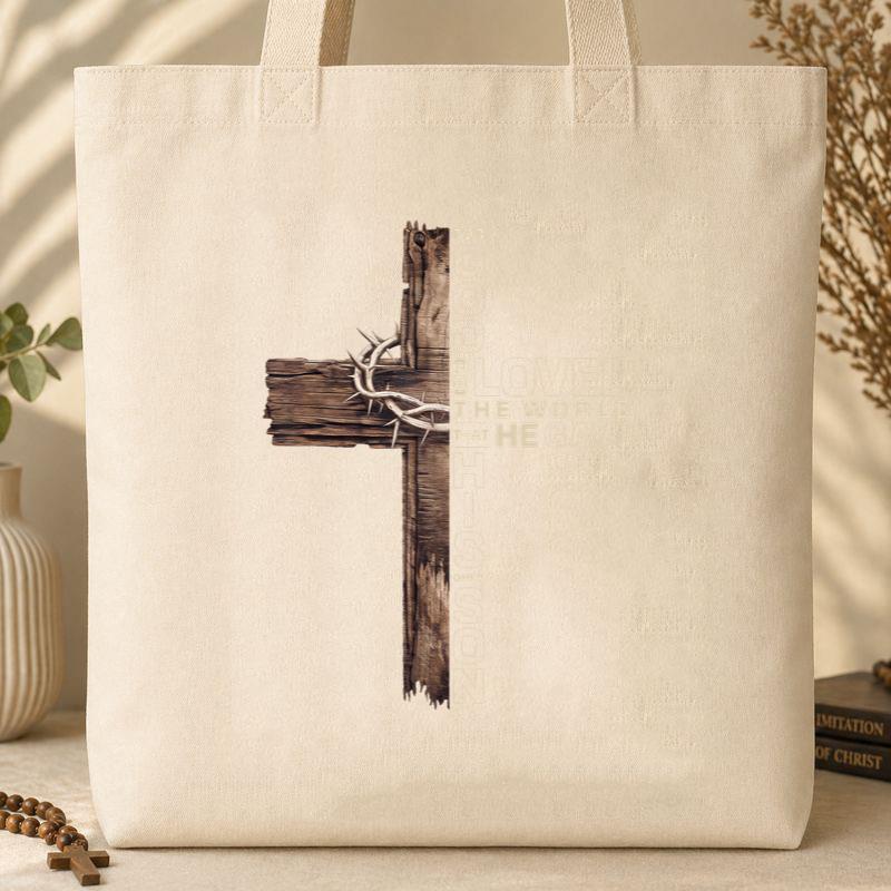 For God So Loved The World That He Gave His Only Son Tote Bag
