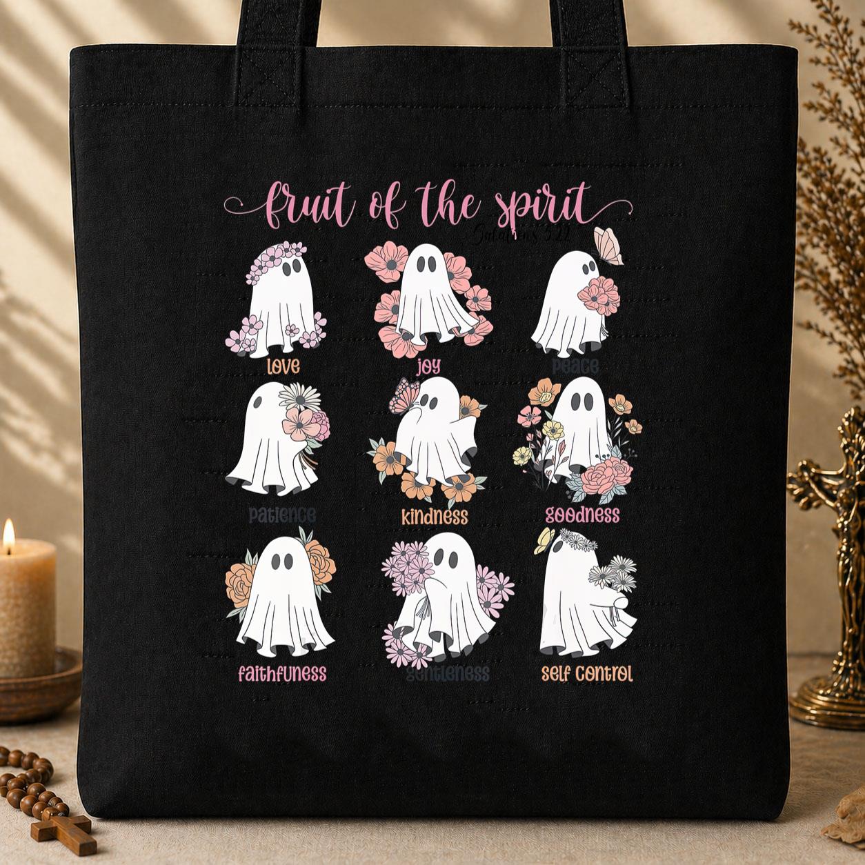Fruit Of The Spirit Ghost Tote Bag