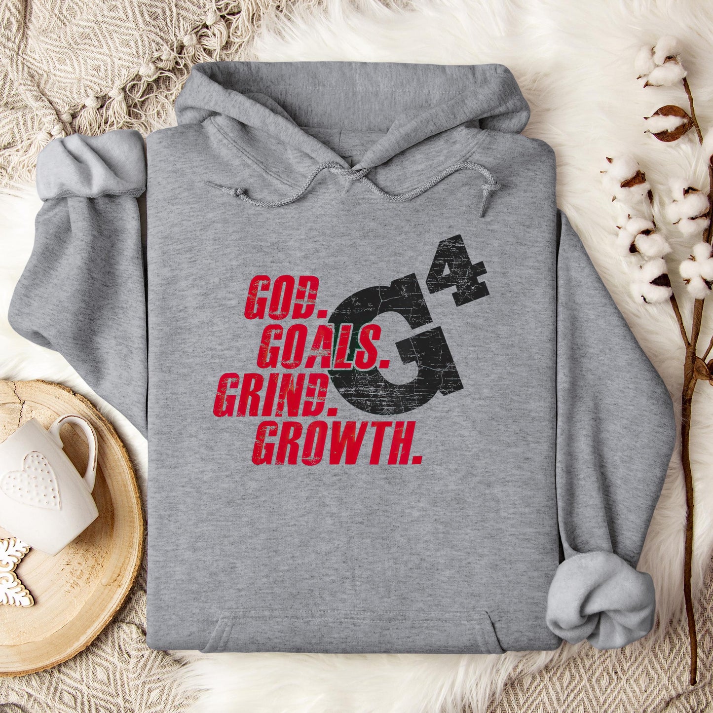 G4 God Goals Grind Growth 02 Hoodie
