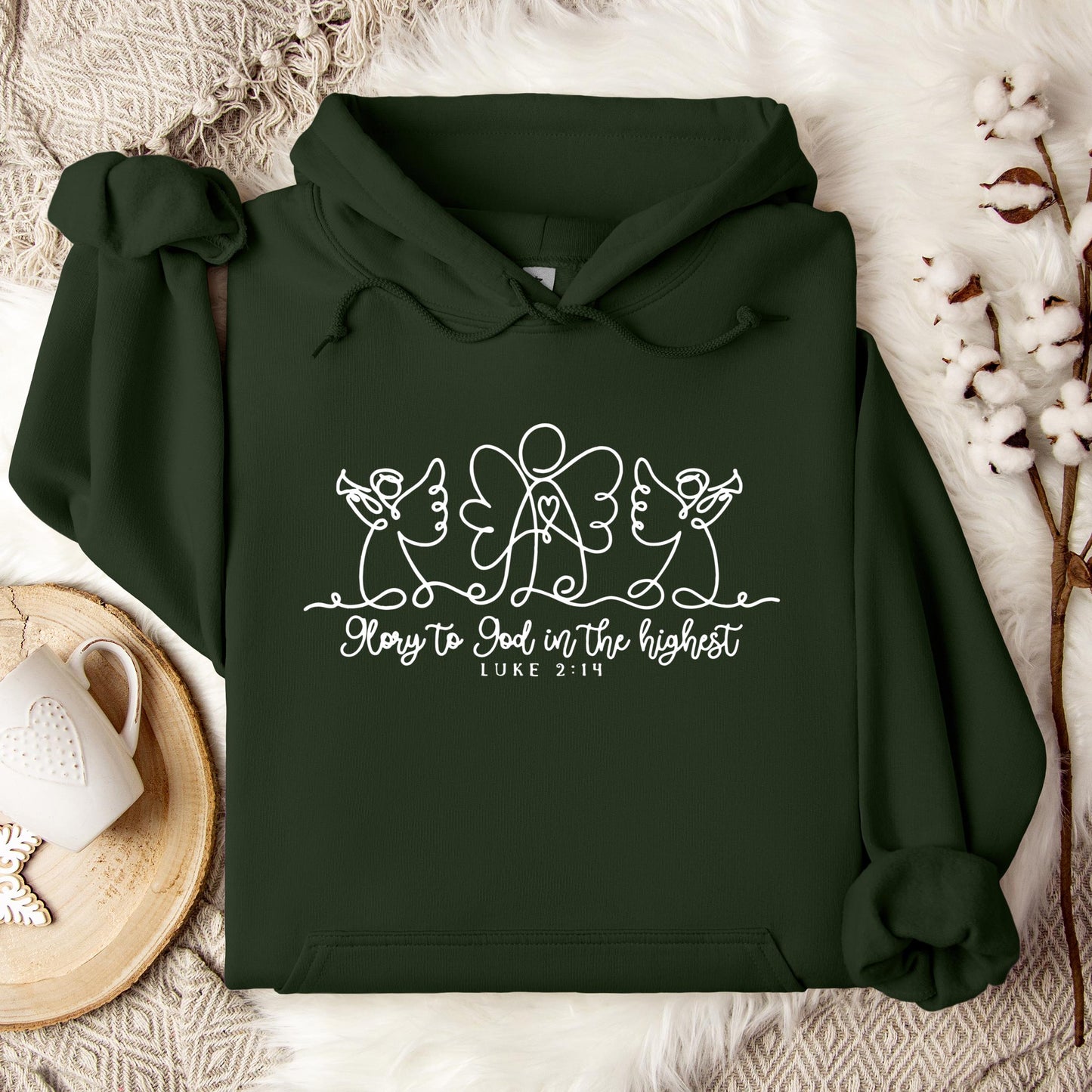 Glory To God In The Highest Luke 2.14 01 Hoodie