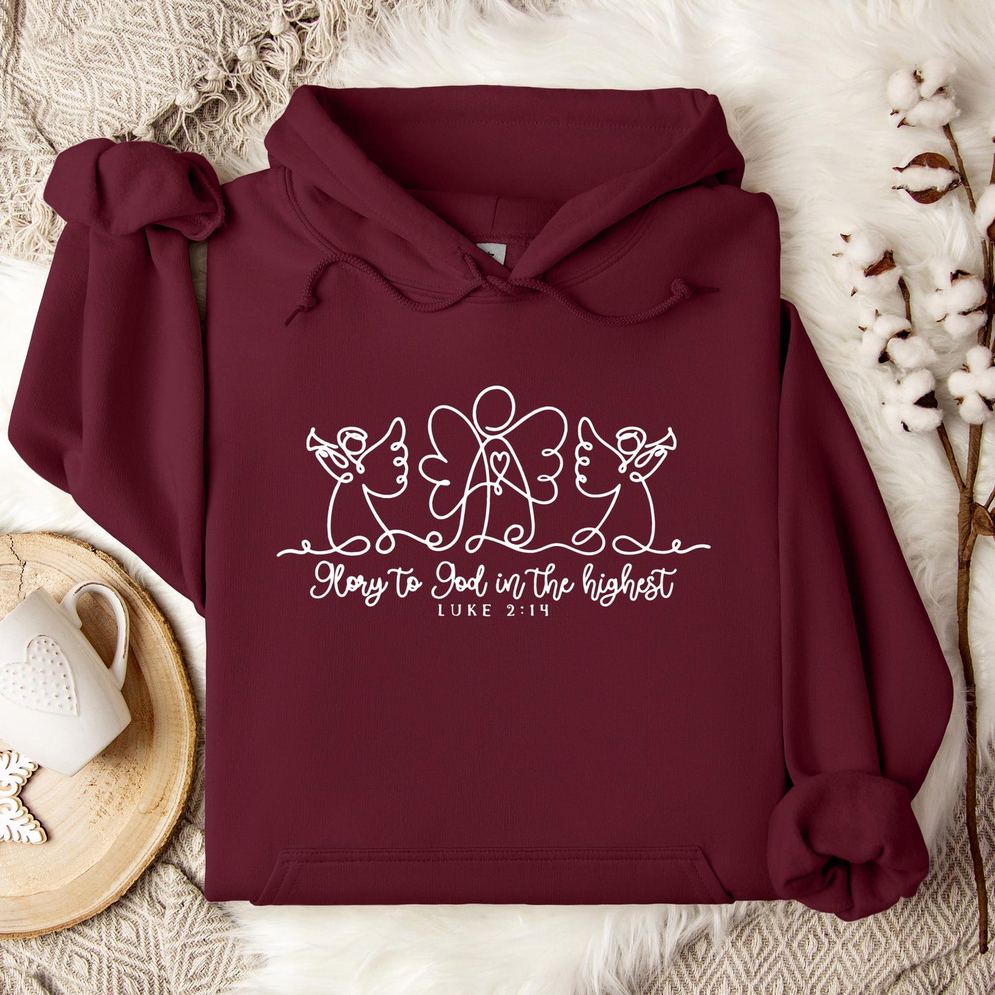 Glory To God In The Highest Luke 2.14 01 Hoodie
