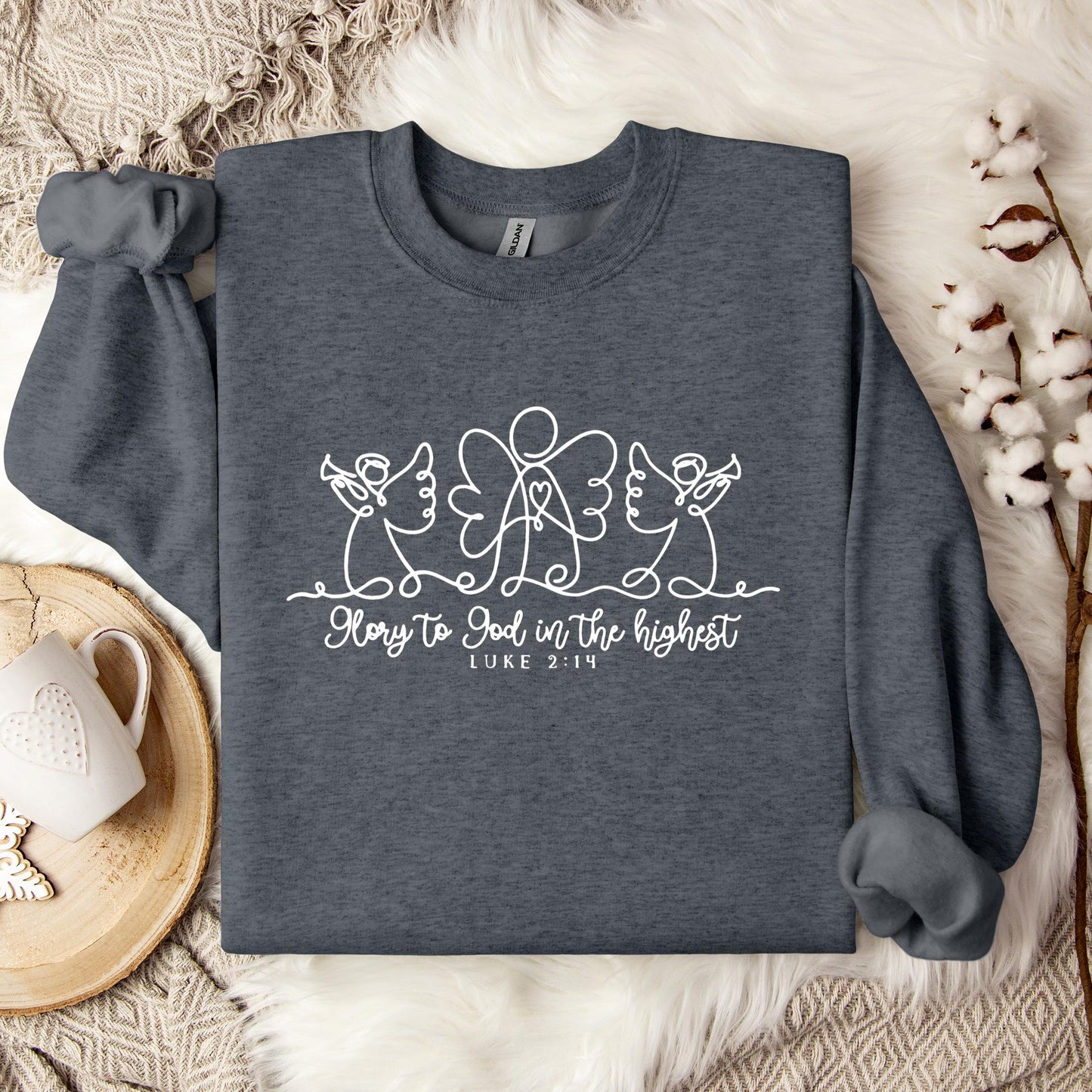 Glory To God In The Highest Luke 2.14 01 Sweatshirt