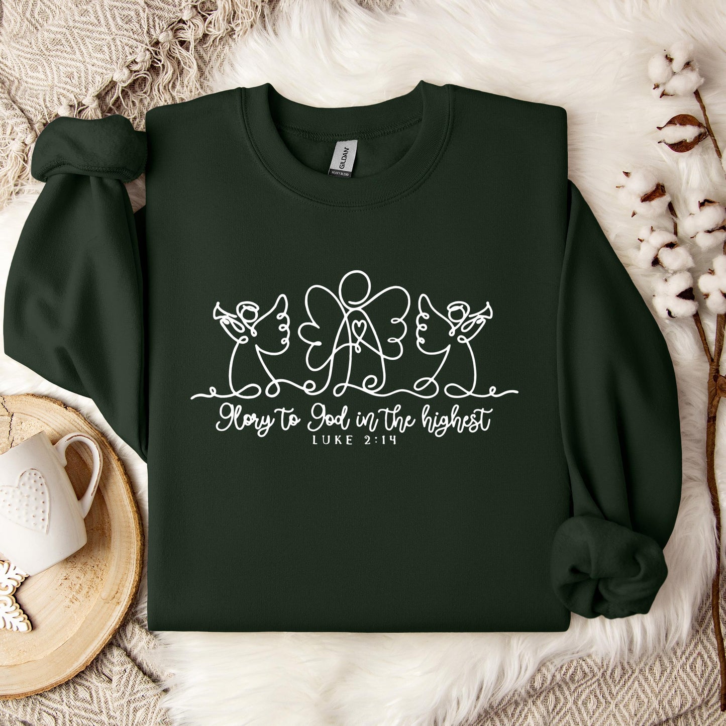 Glory To God In The Highest Luke 2.14 01 Sweatshirt