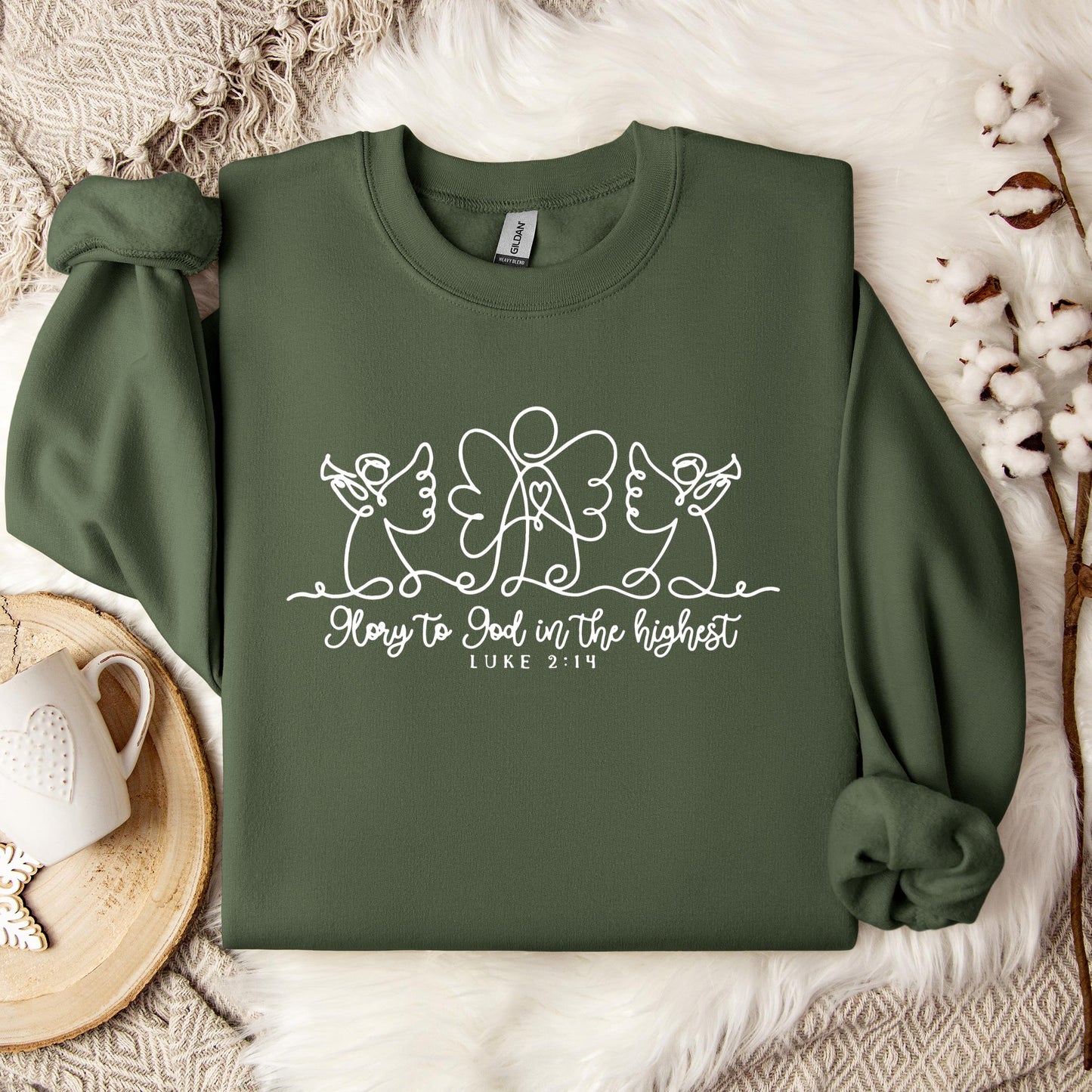 Glory To God In The Highest Luke 2.14 01 Sweatshirt