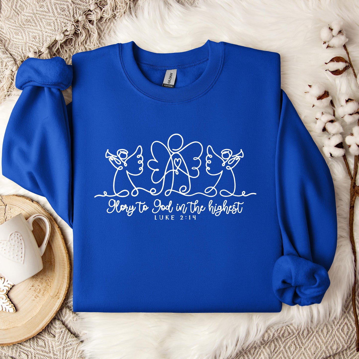 Glory To God In The Highest Luke 2.14 01 Sweatshirt