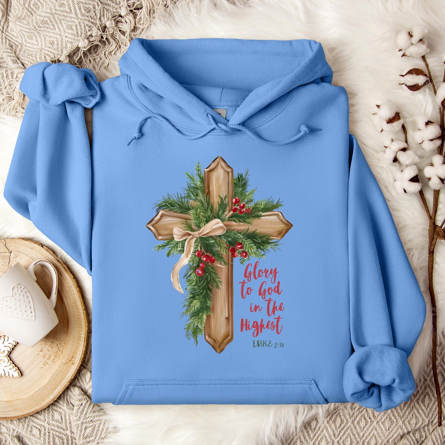 Glory To God In The Highest Luke 2.14 02 Hoodie
