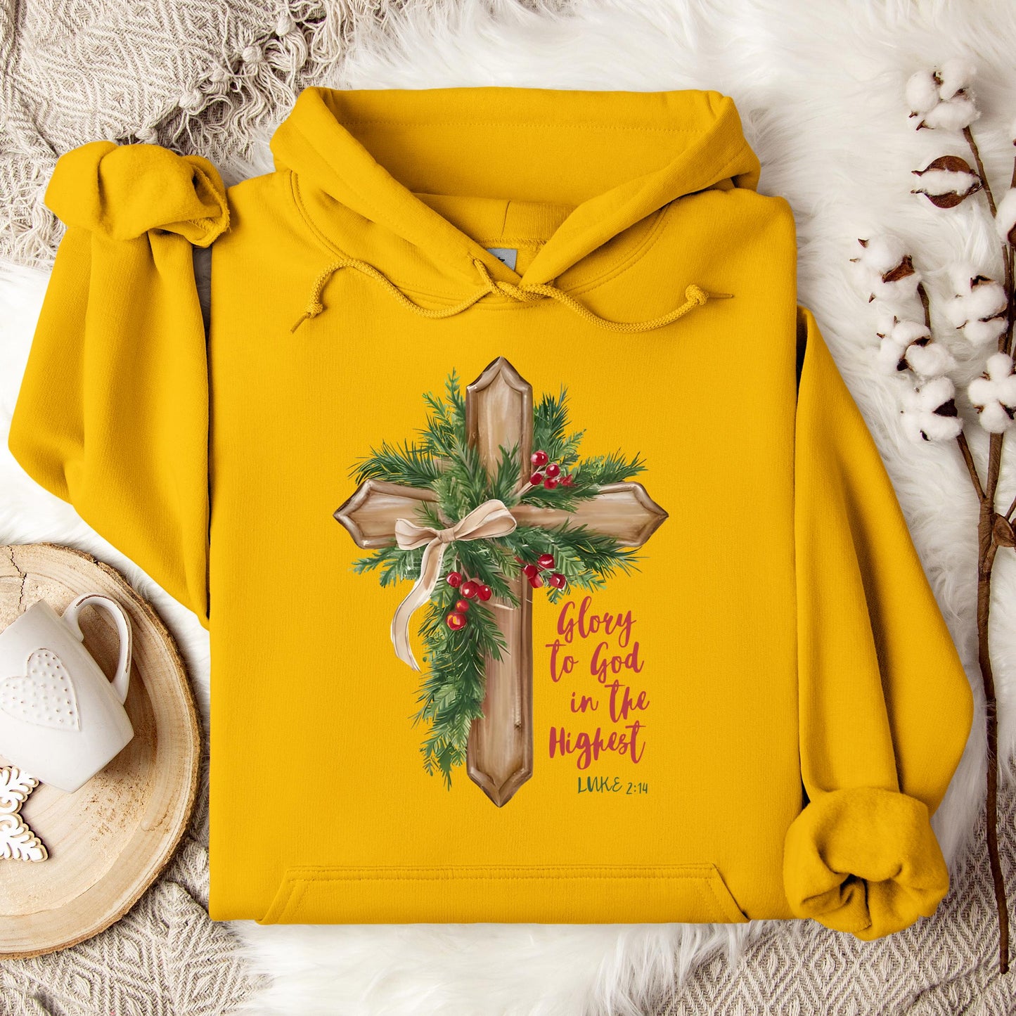 Glory To God In The Highest Luke 2.14 02 Hoodie