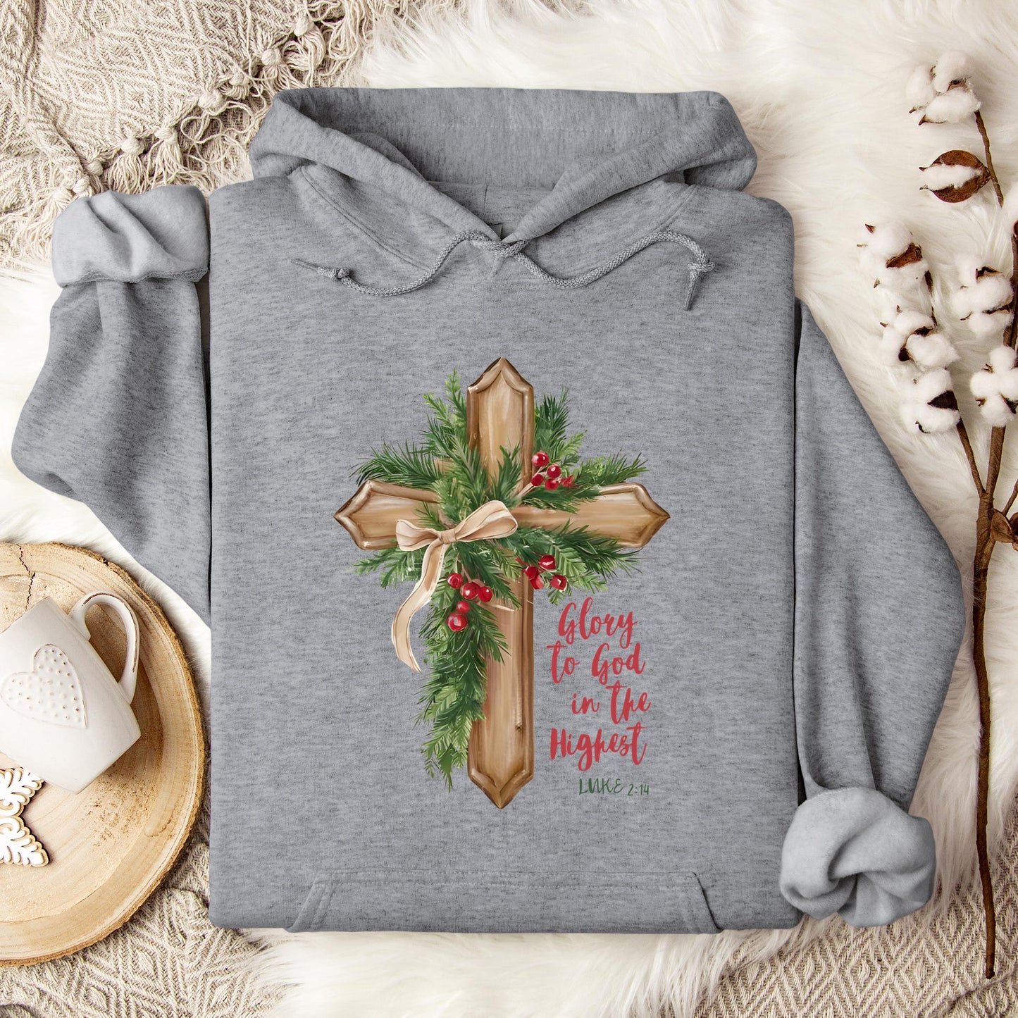 Glory To God In The Highest Luke 2.14 02 Hoodie