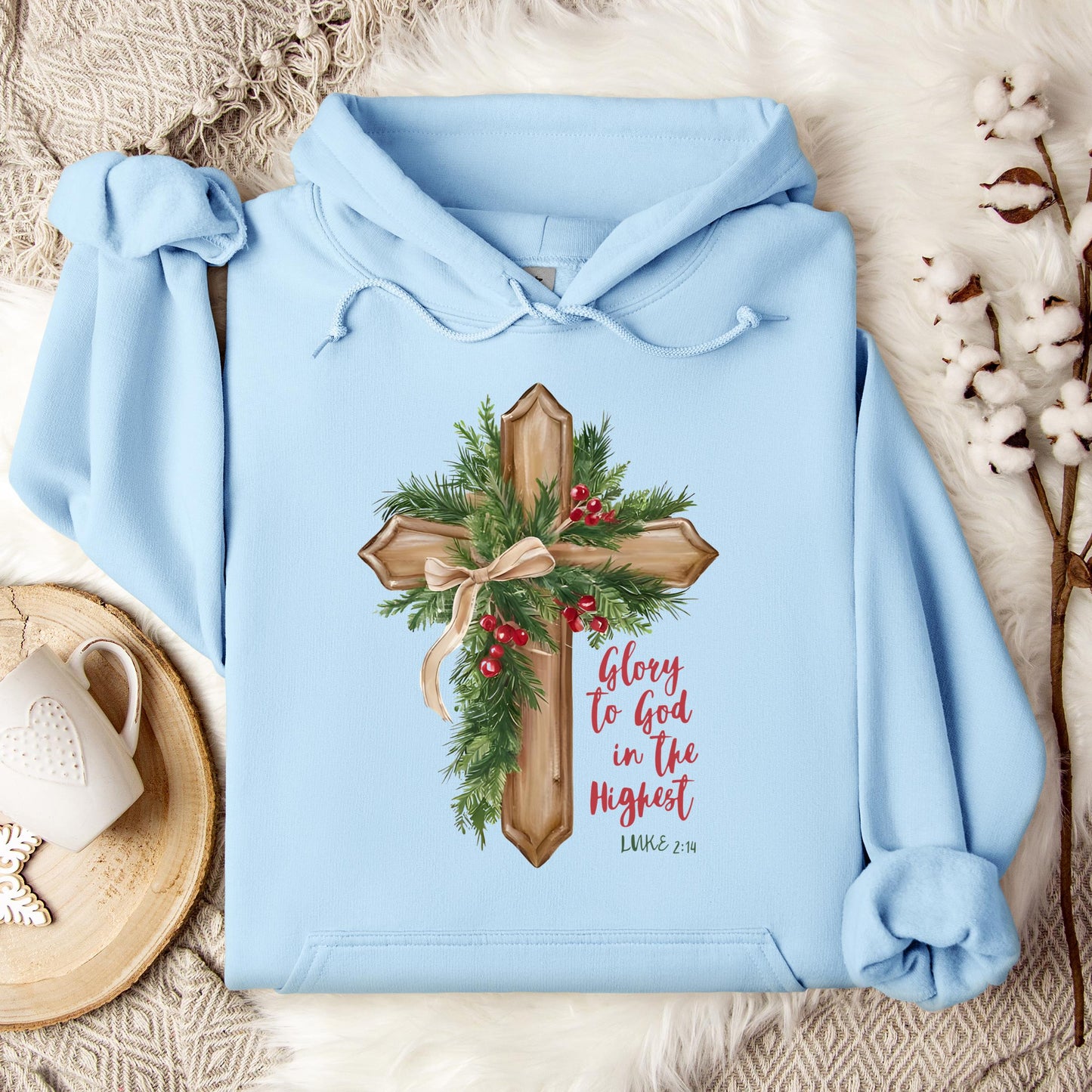 Glory To God In The Highest Luke 2.14 02 Hoodie