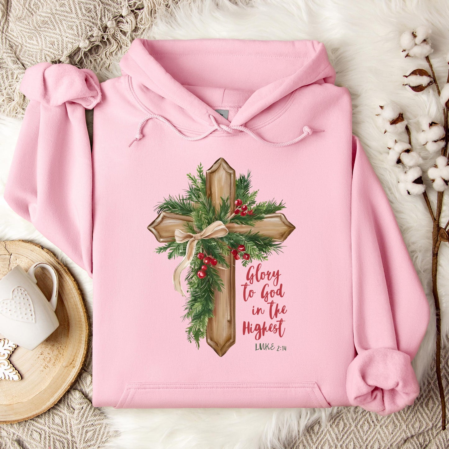 Glory To God In The Highest Luke 2.14 02 Hoodie