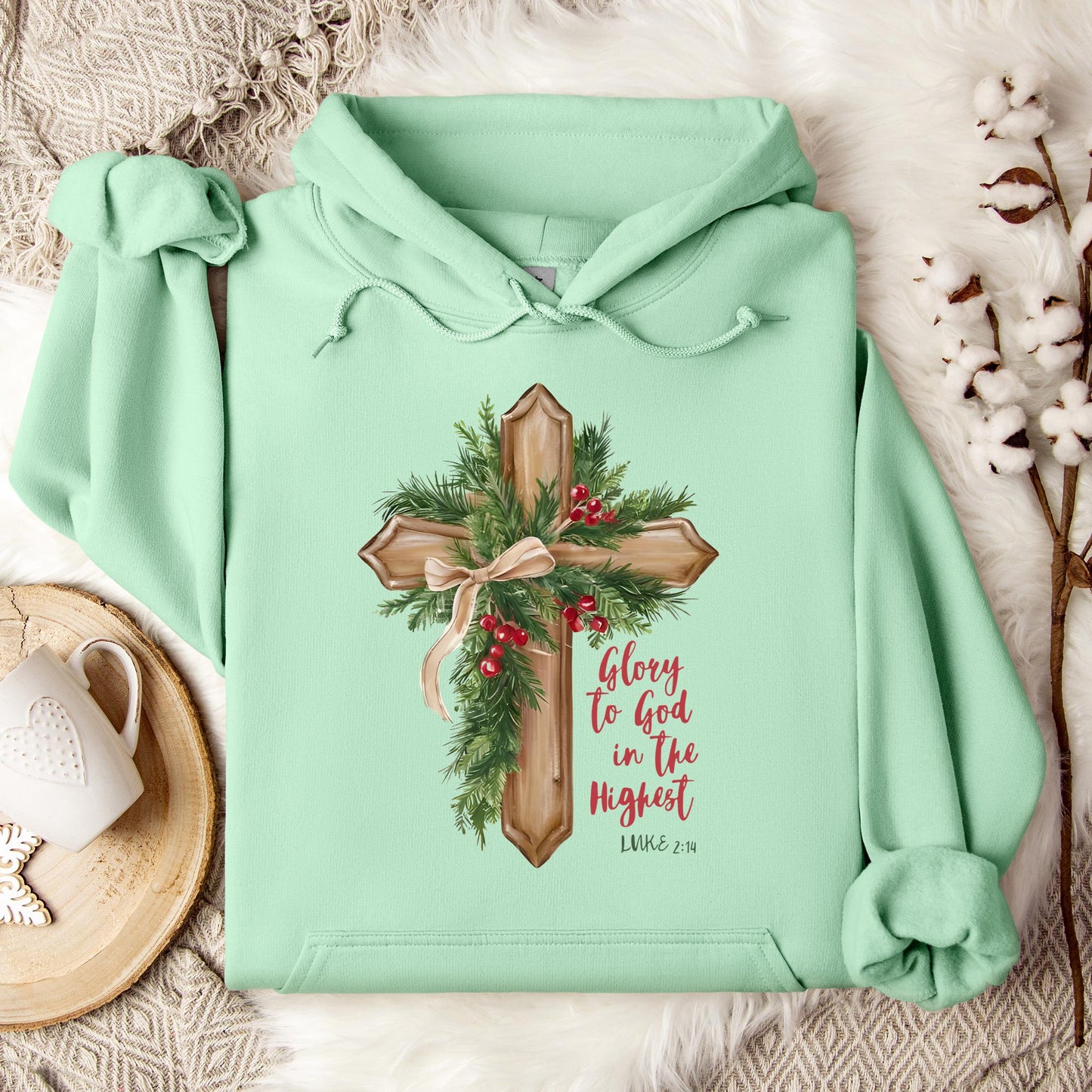 Glory To God In The Highest Luke 2.14 02 Hoodie