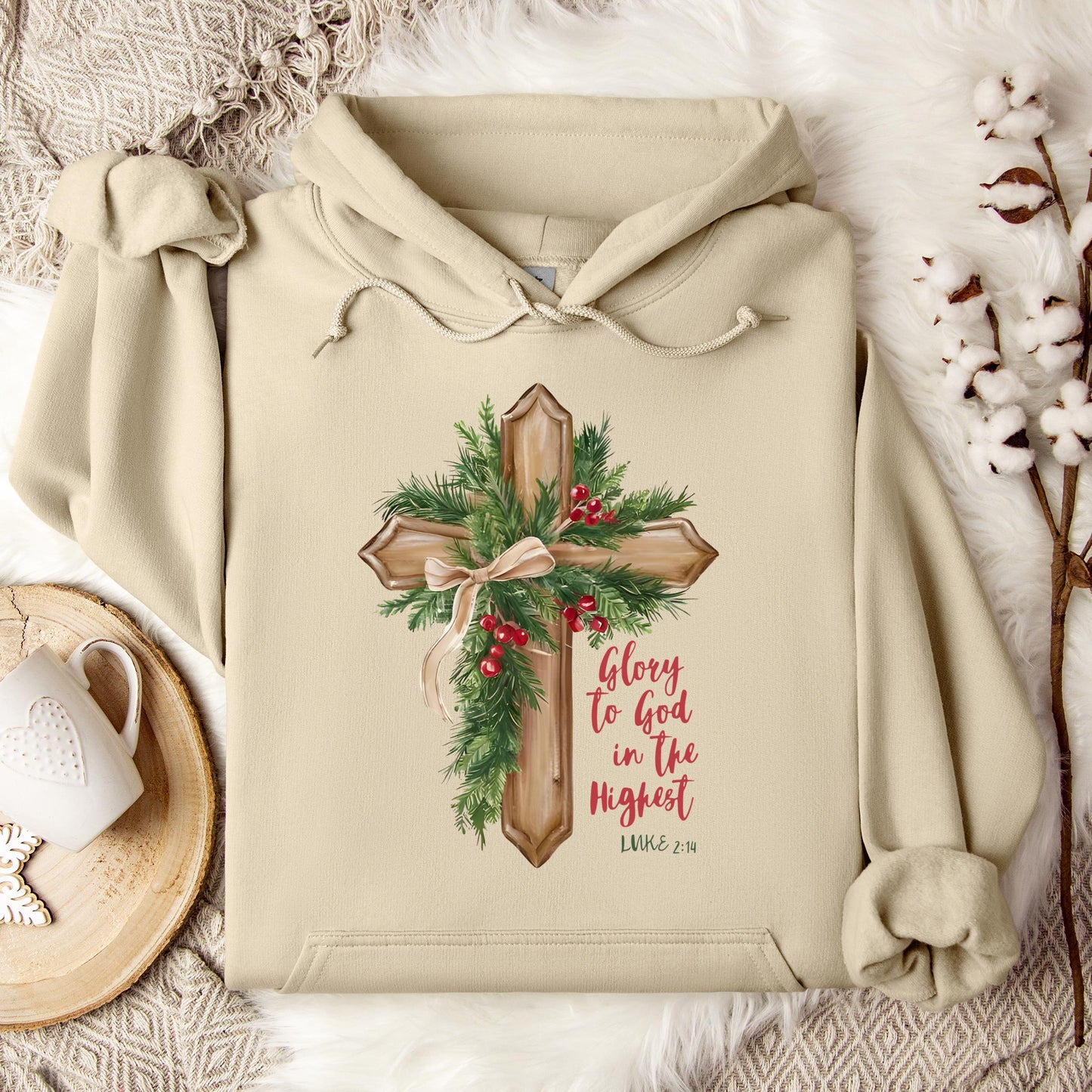 Glory To God In The Highest Luke 2.14 02 Hoodie