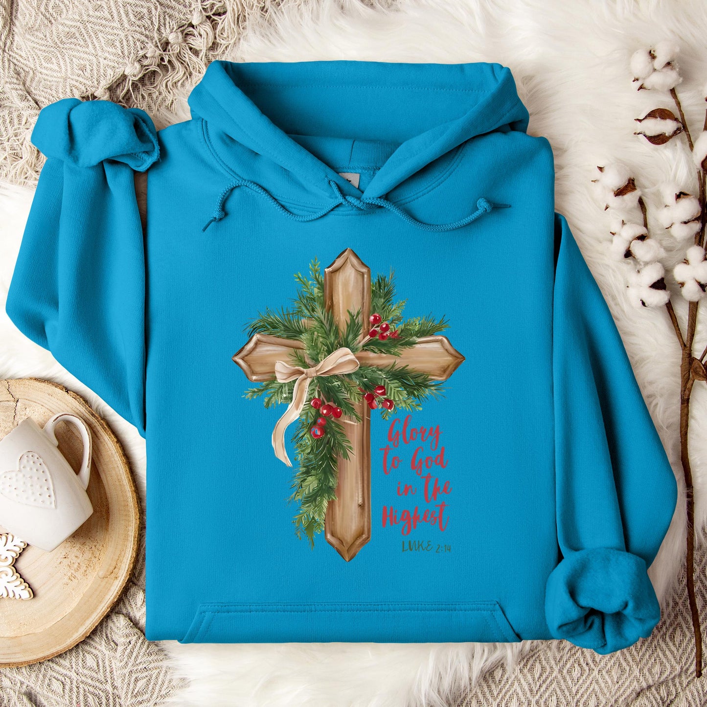 Glory To God In The Highest Luke 2.14 02 Hoodie