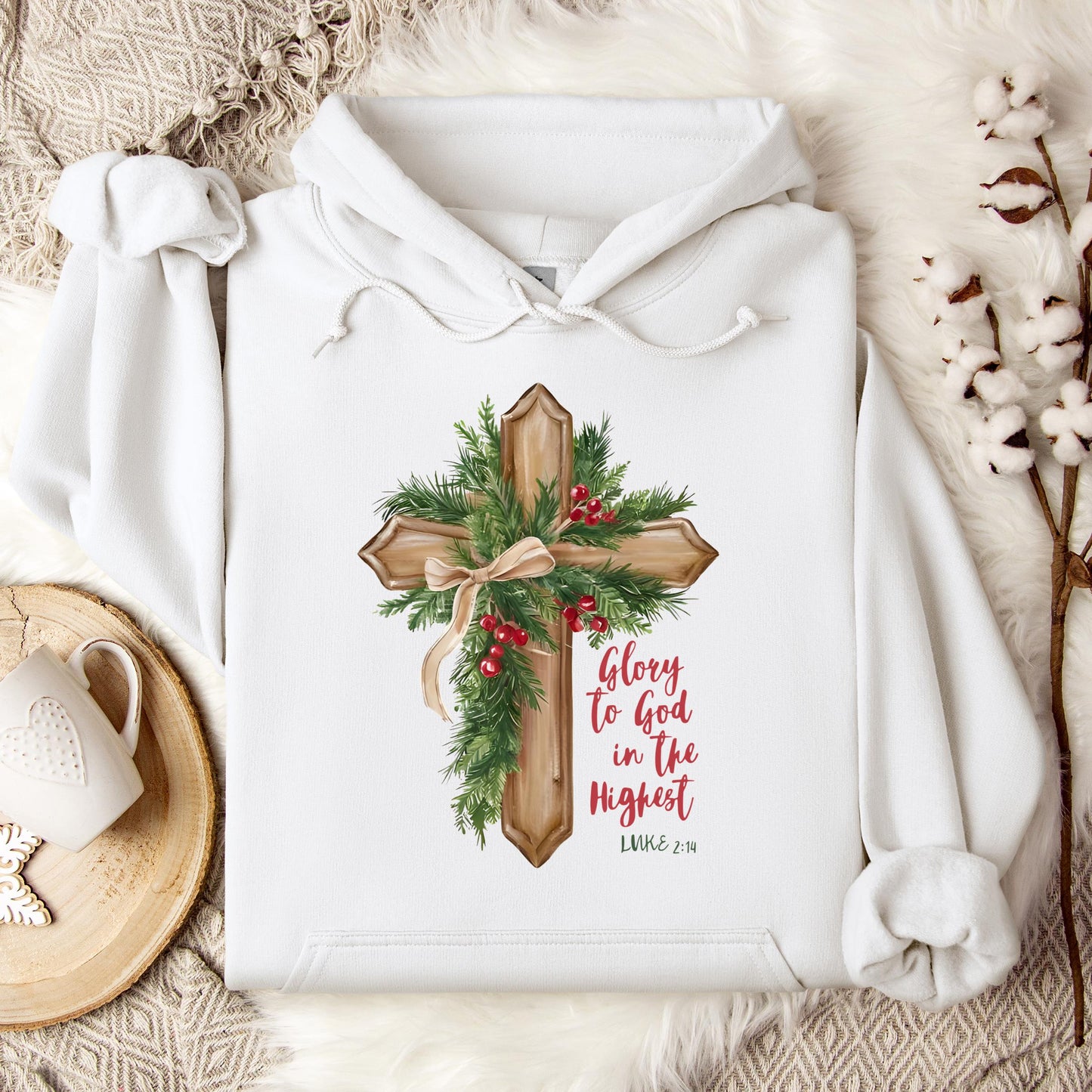 Glory To God In The Highest Luke 2.14 02 Hoodie