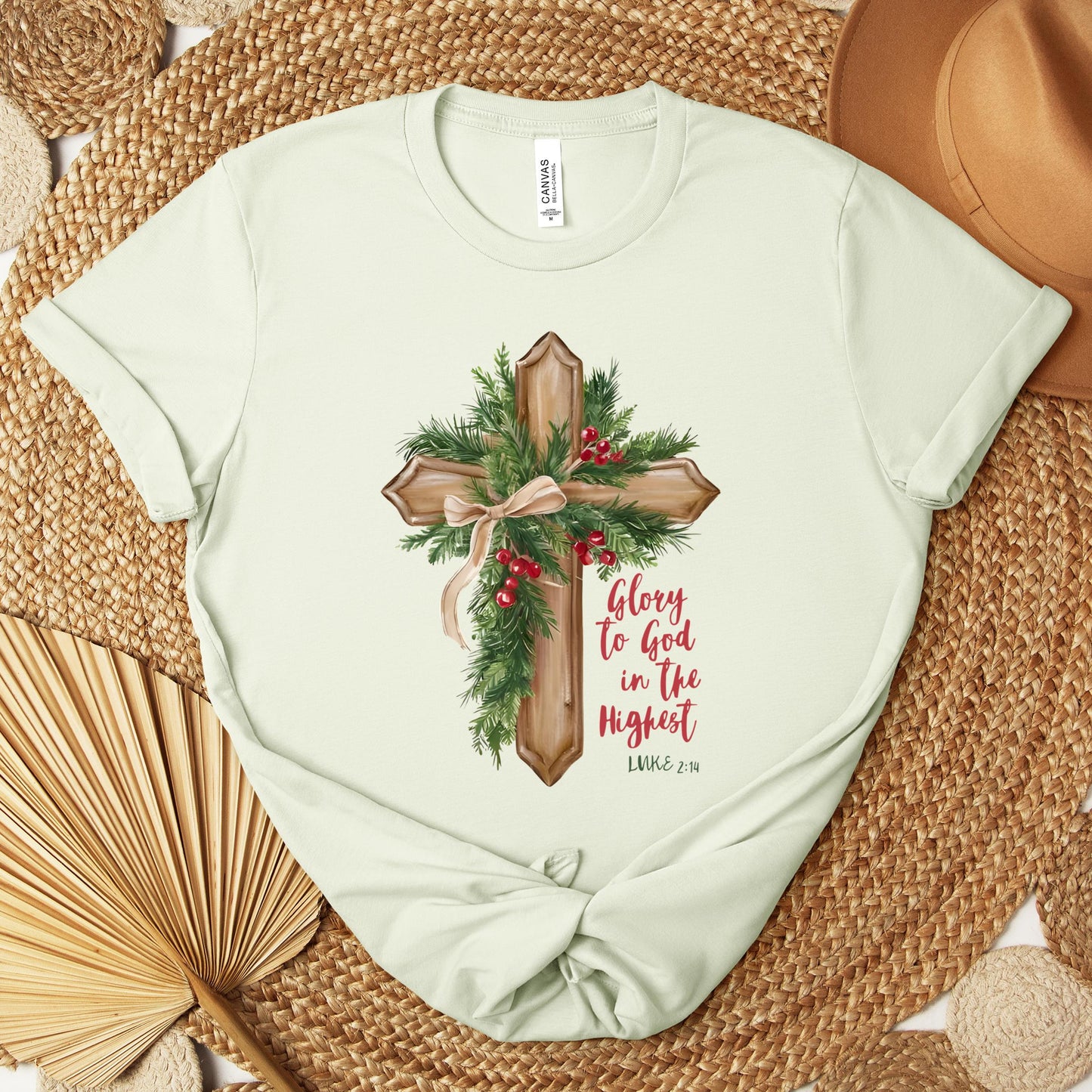 Glory To God In The Highest Luke 2.14 02 Premium T-shirt