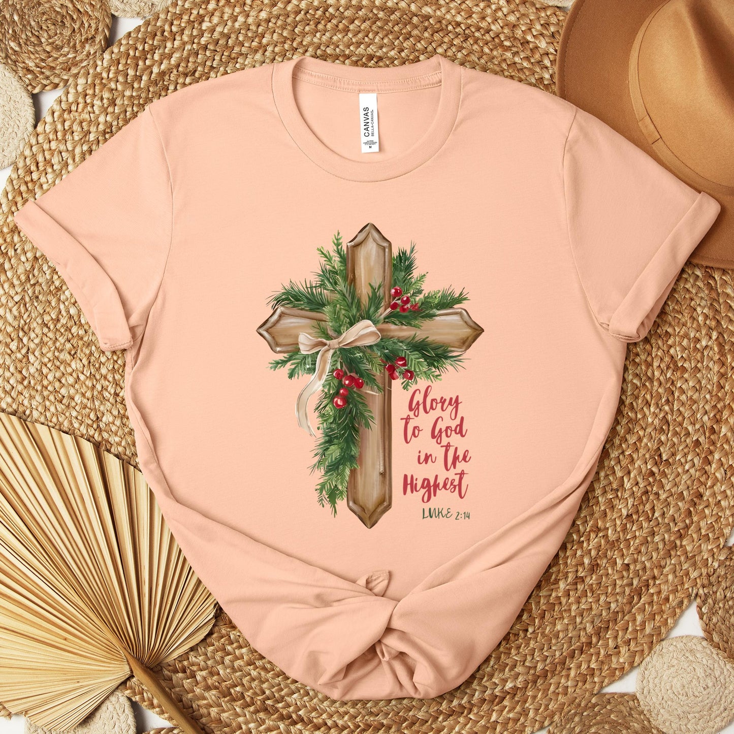 Glory To God In The Highest Luke 2.14 02 Premium T-shirt