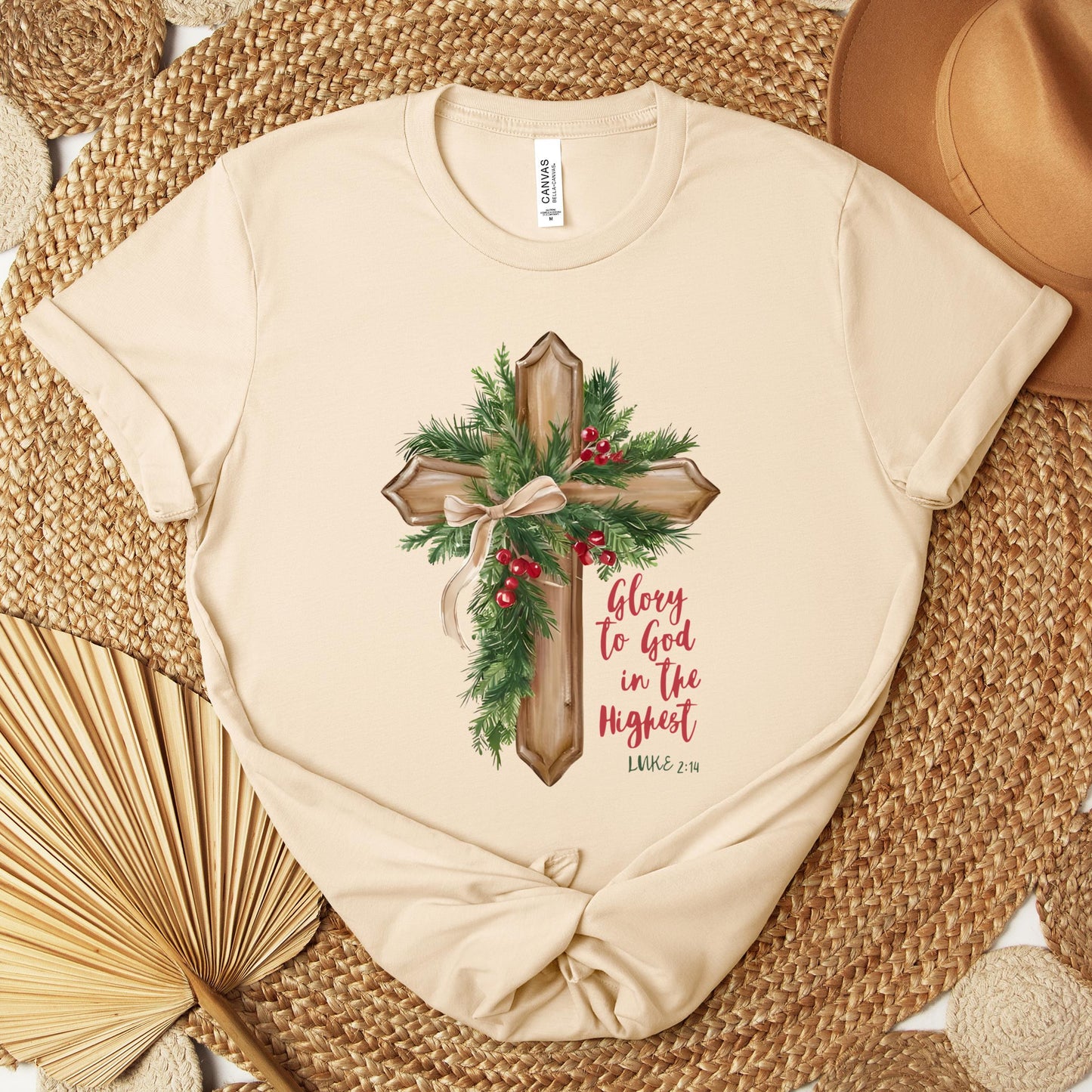 Glory To God In The Highest Luke 2.14 02 Premium T-shirt