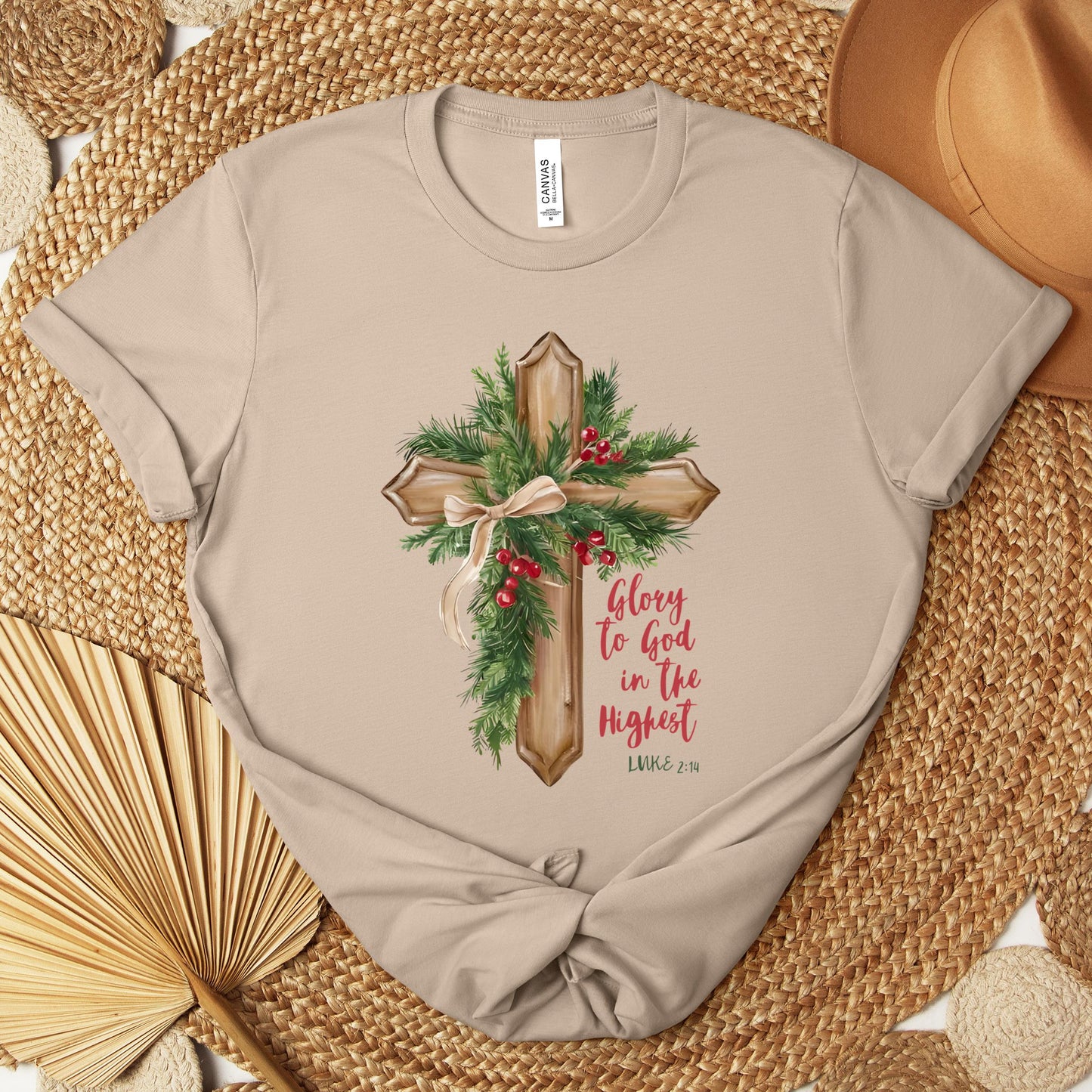 Glory To God In The Highest Luke 2.14 02 Premium T-shirt