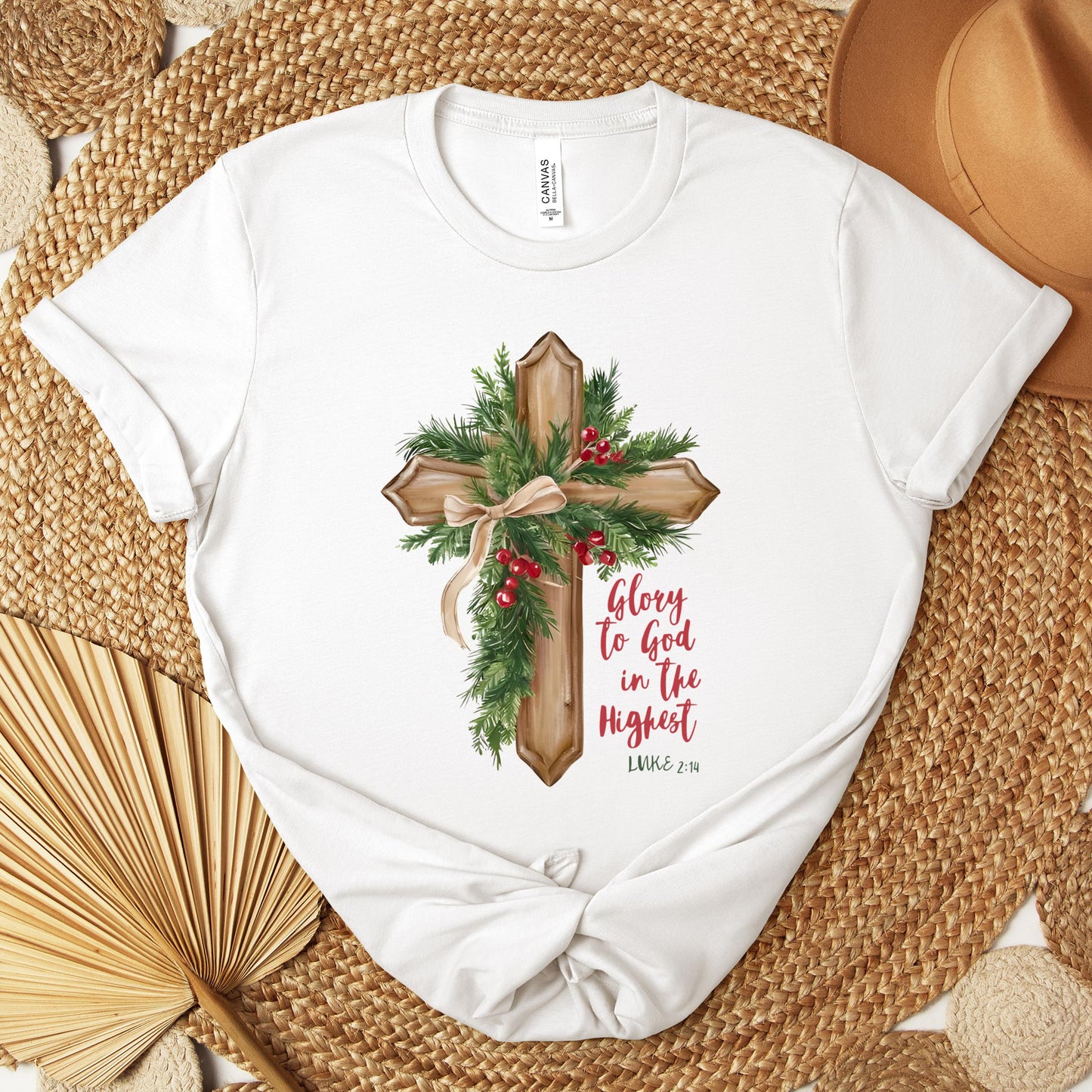 Glory To God In The Highest Luke 2.14 02 Premium T-shirt