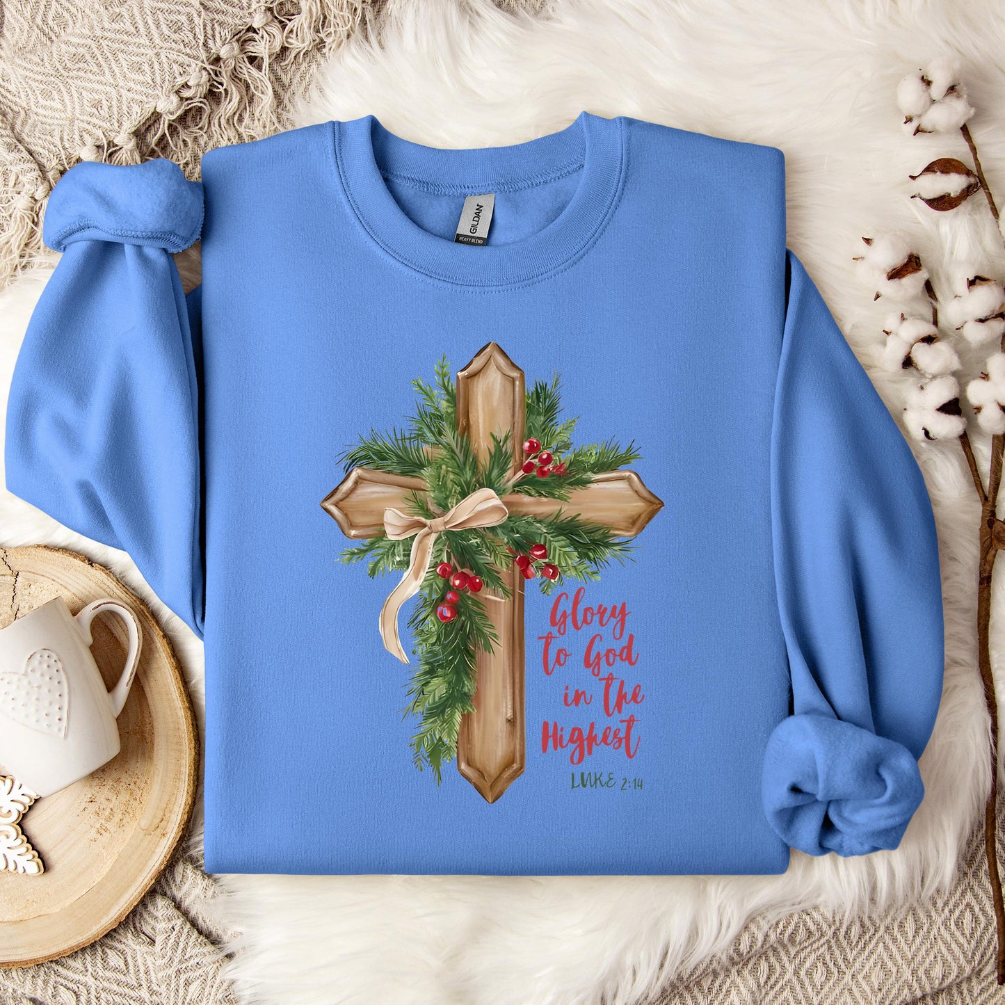 Glory To God In The Highest Luke 2.14 02 Sweatshirt