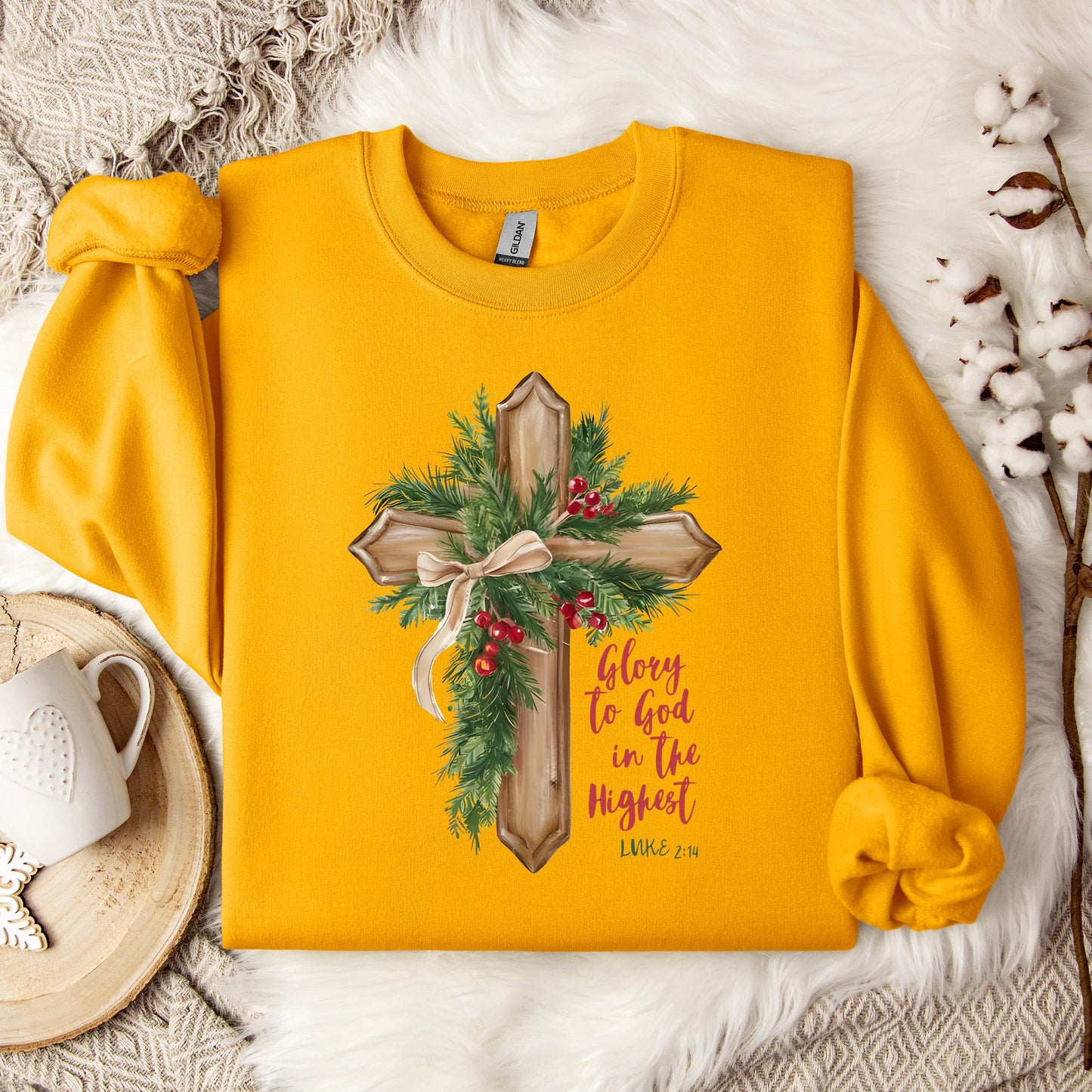 Glory To God In The Highest Luke 2.14 02 Sweatshirt