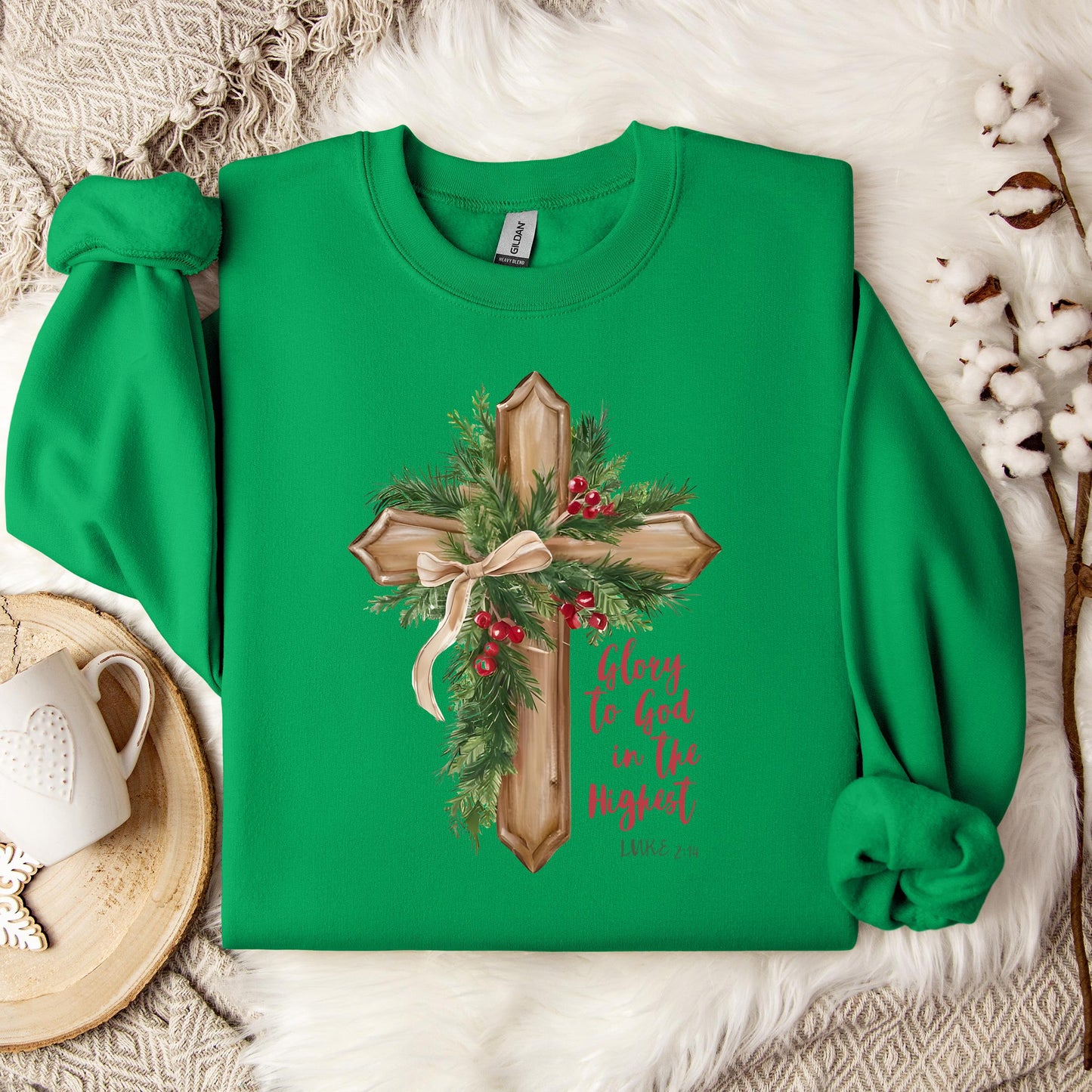 Glory To God In The Highest Luke 2.14 02 Sweatshirt
