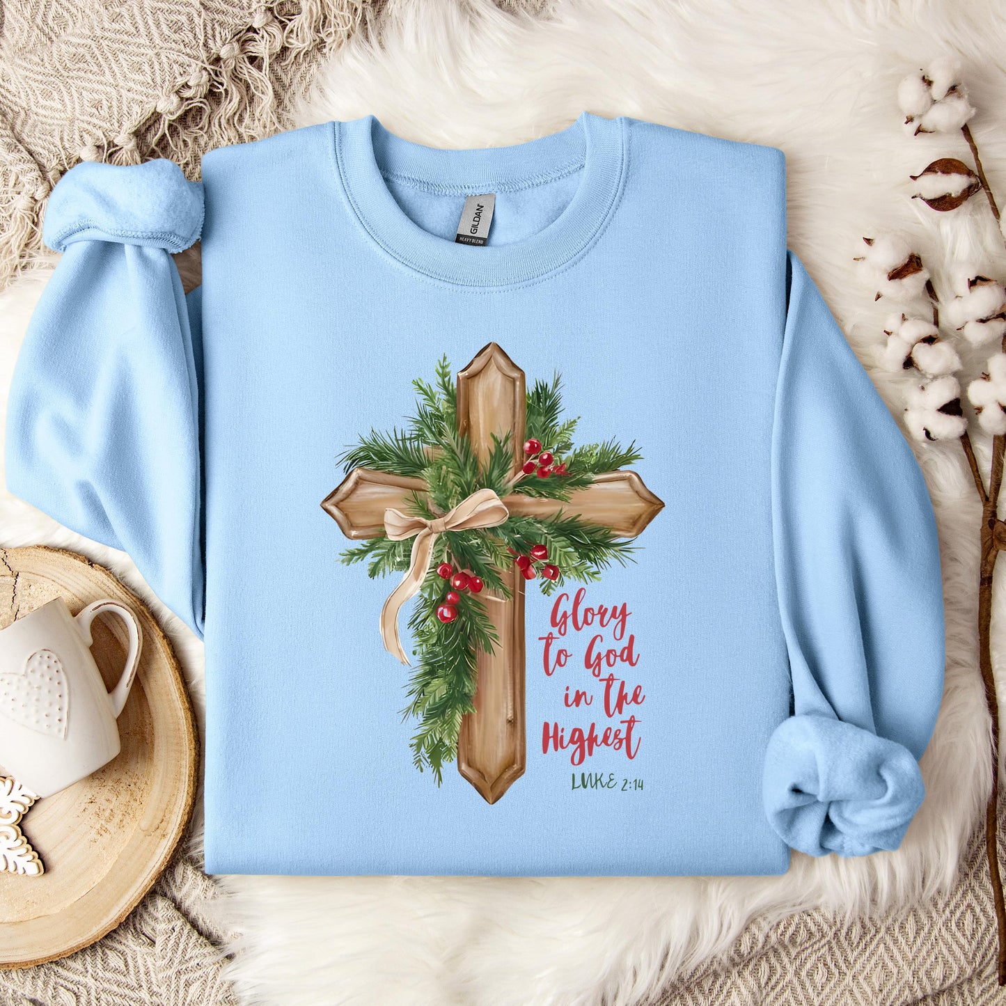 Glory To God In The Highest Luke 2.14 02 Sweatshirt