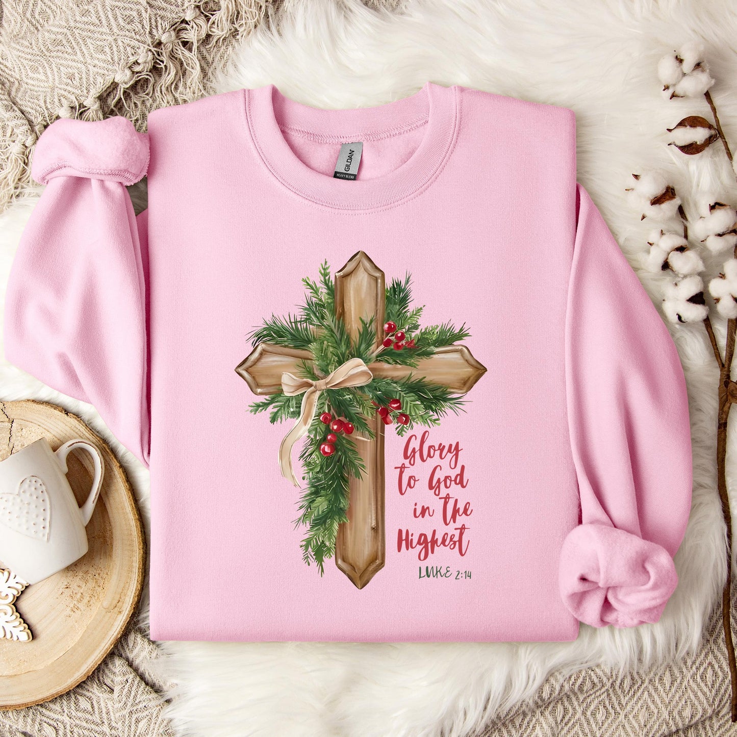 Glory To God In The Highest Luke 2.14 02 Sweatshirt