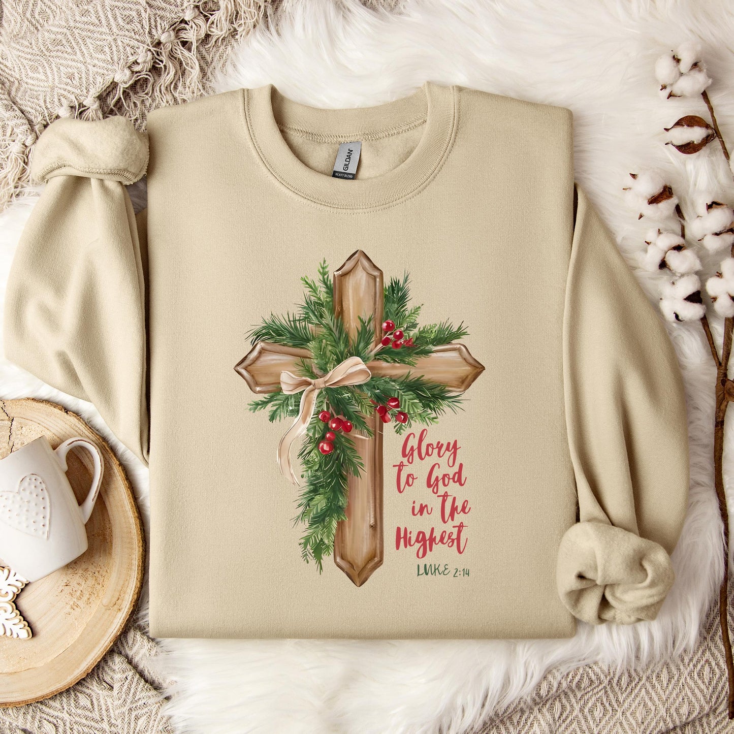 Glory To God In The Highest Luke 2.14 02 Sweatshirt