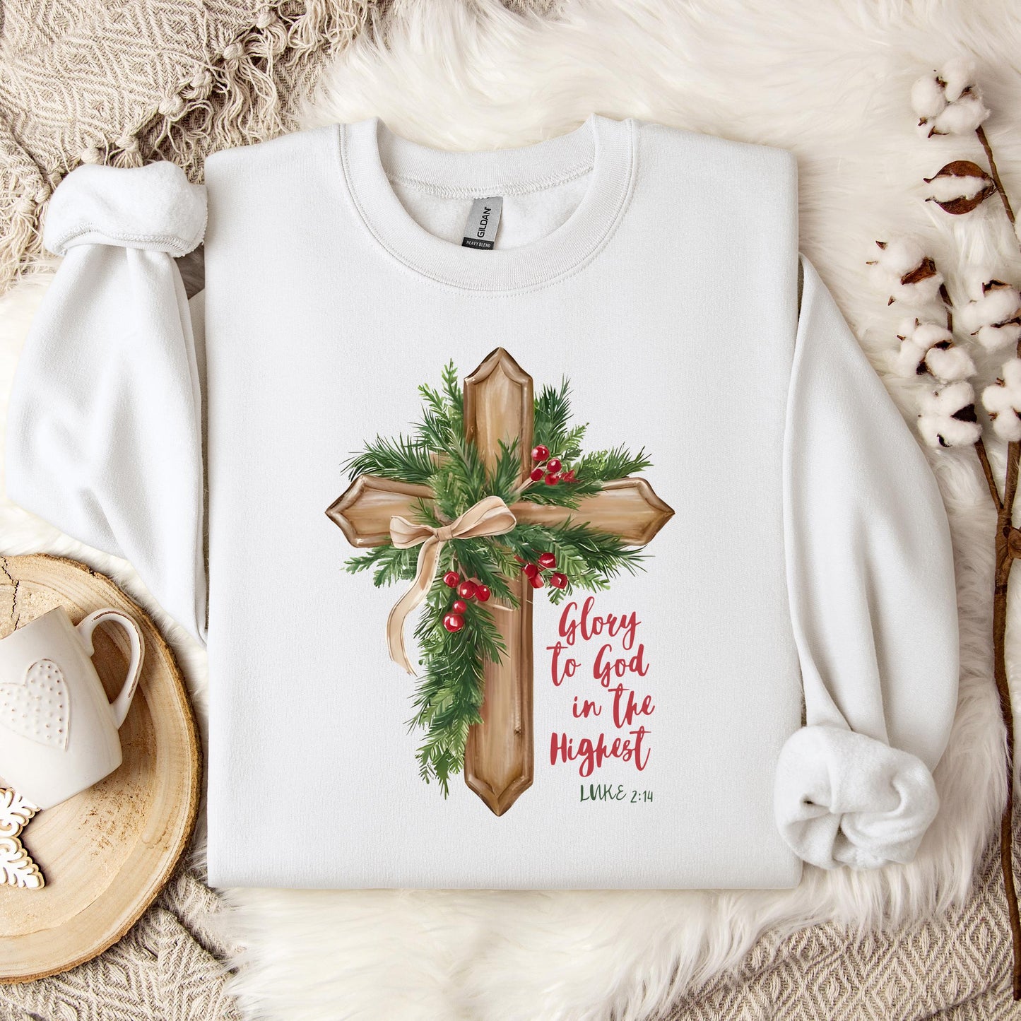 Glory To God In The Highest Luke 2.14 02 Sweatshirt