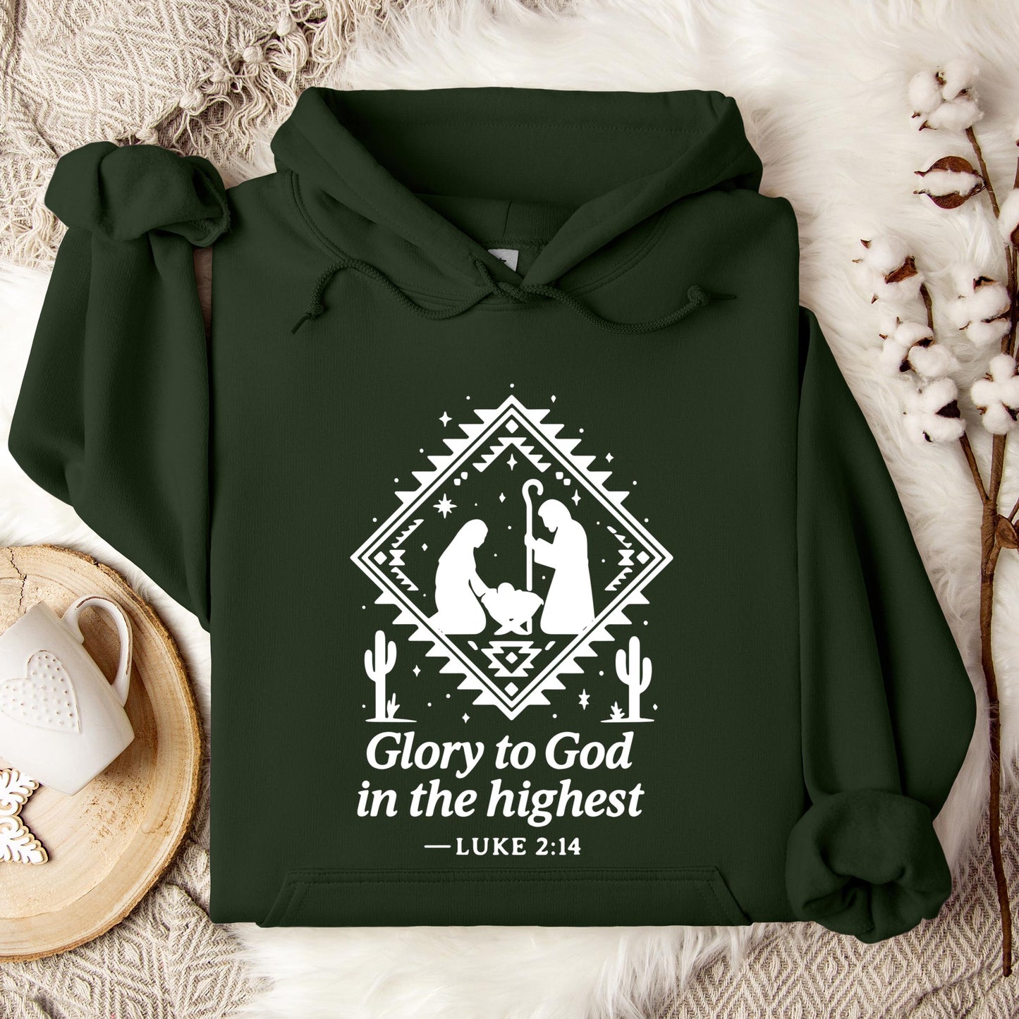 Glory To God In The Highest Luke 2.14 Hoodie
