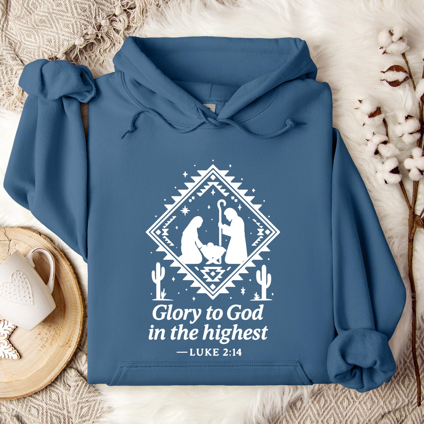 Glory To God In The Highest Luke 2.14 Hoodie