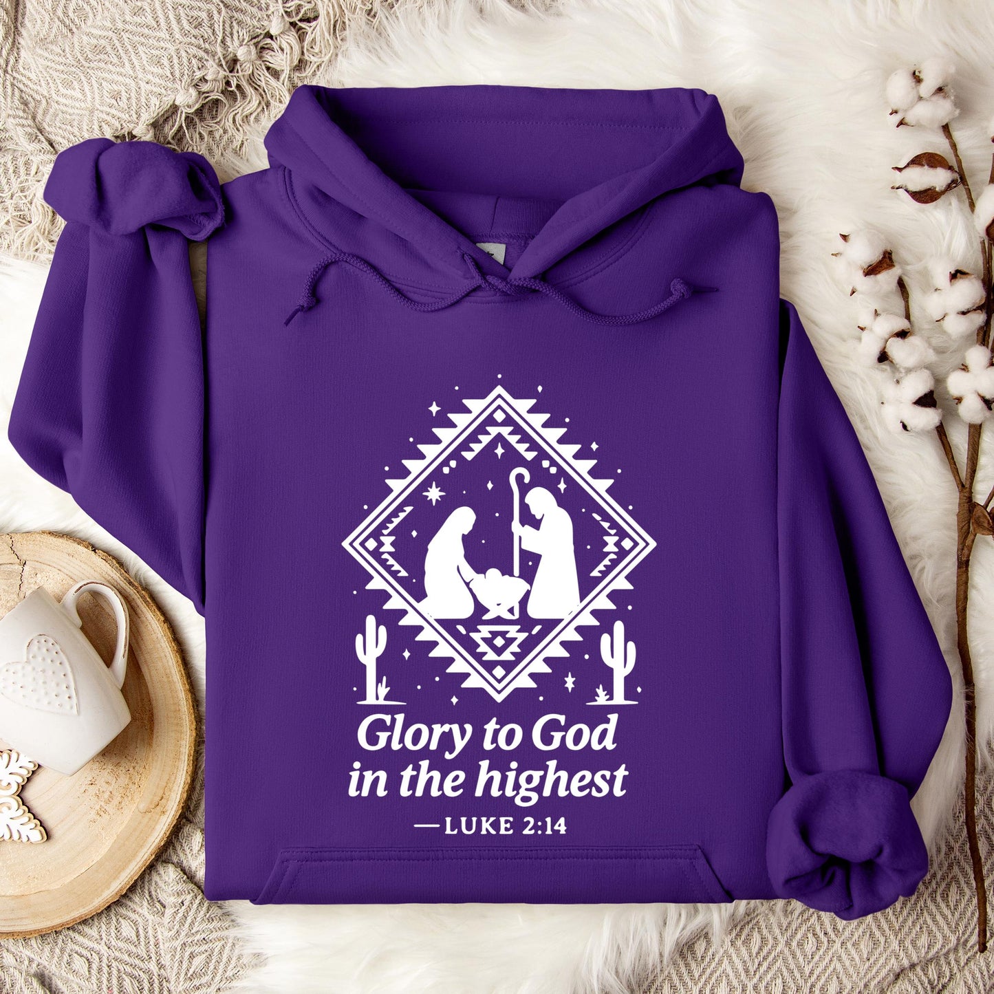 Glory To God In The Highest Luke 2.14 Hoodie