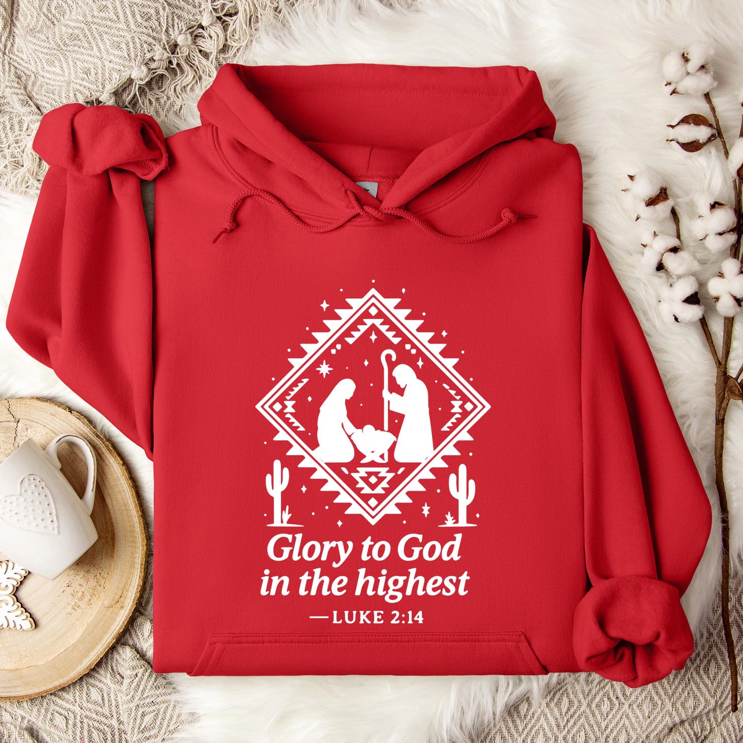 Glory To God In The Highest Luke 2.14 Hoodie