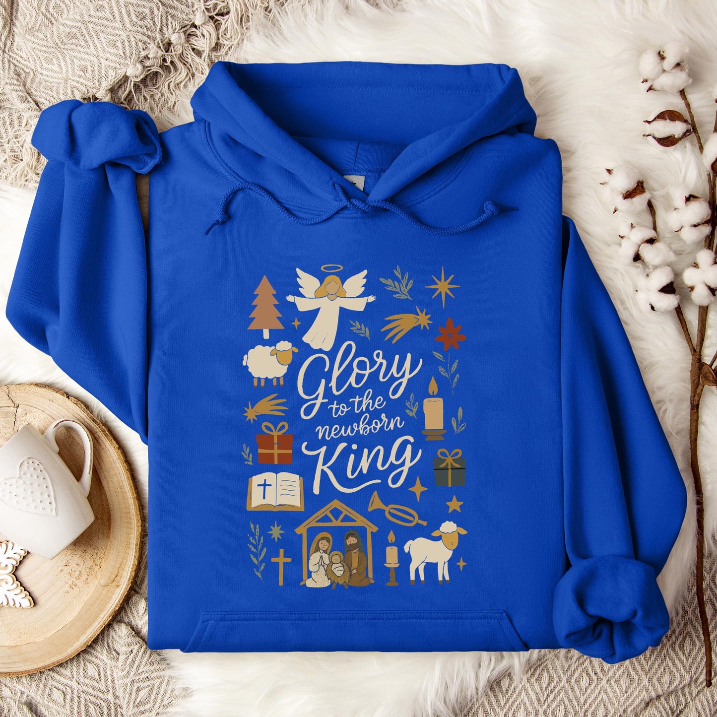 Glory To The Newborn King Hoodie
