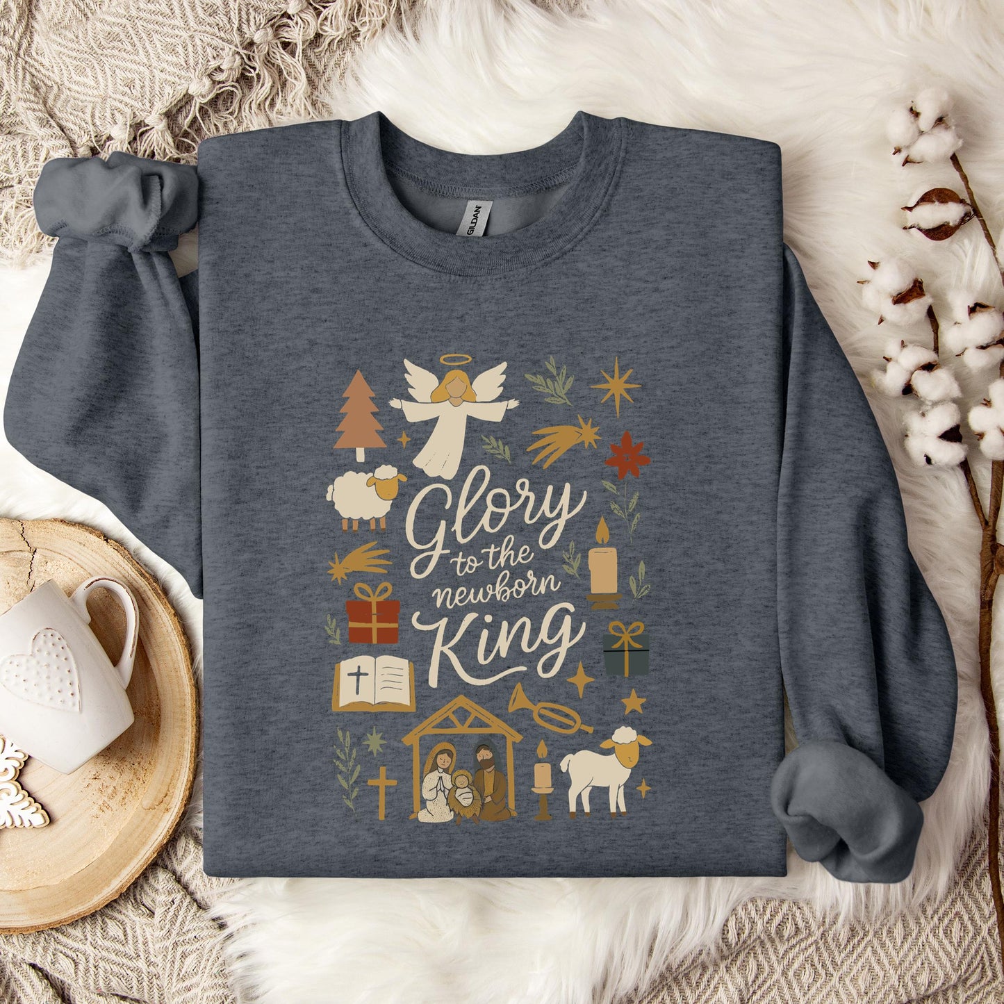 Glory To The Newborn King Sweatshirt