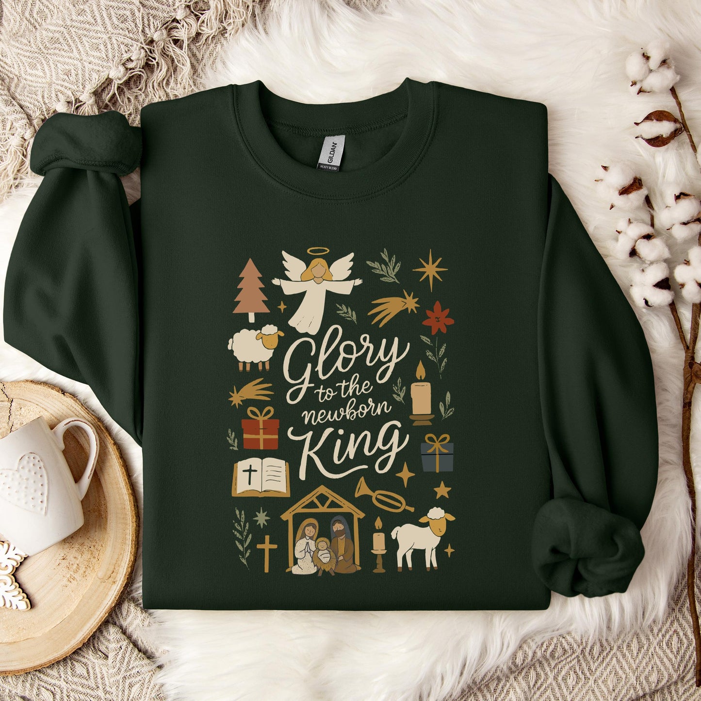 Glory To The Newborn King Sweatshirt
