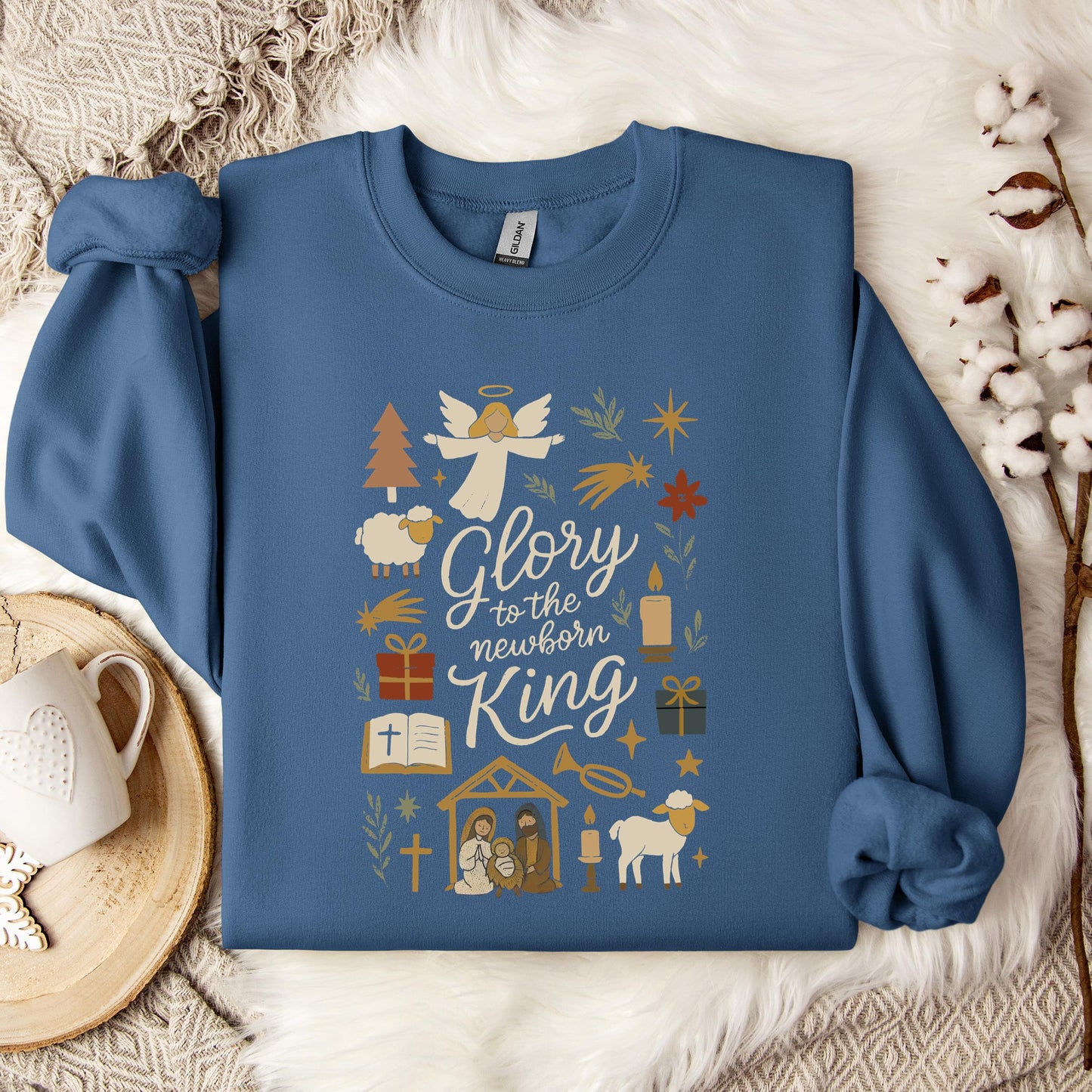 Glory To The Newborn King Sweatshirt