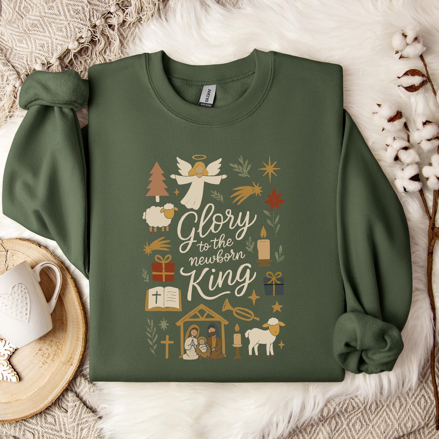 Glory To The Newborn King Sweatshirt