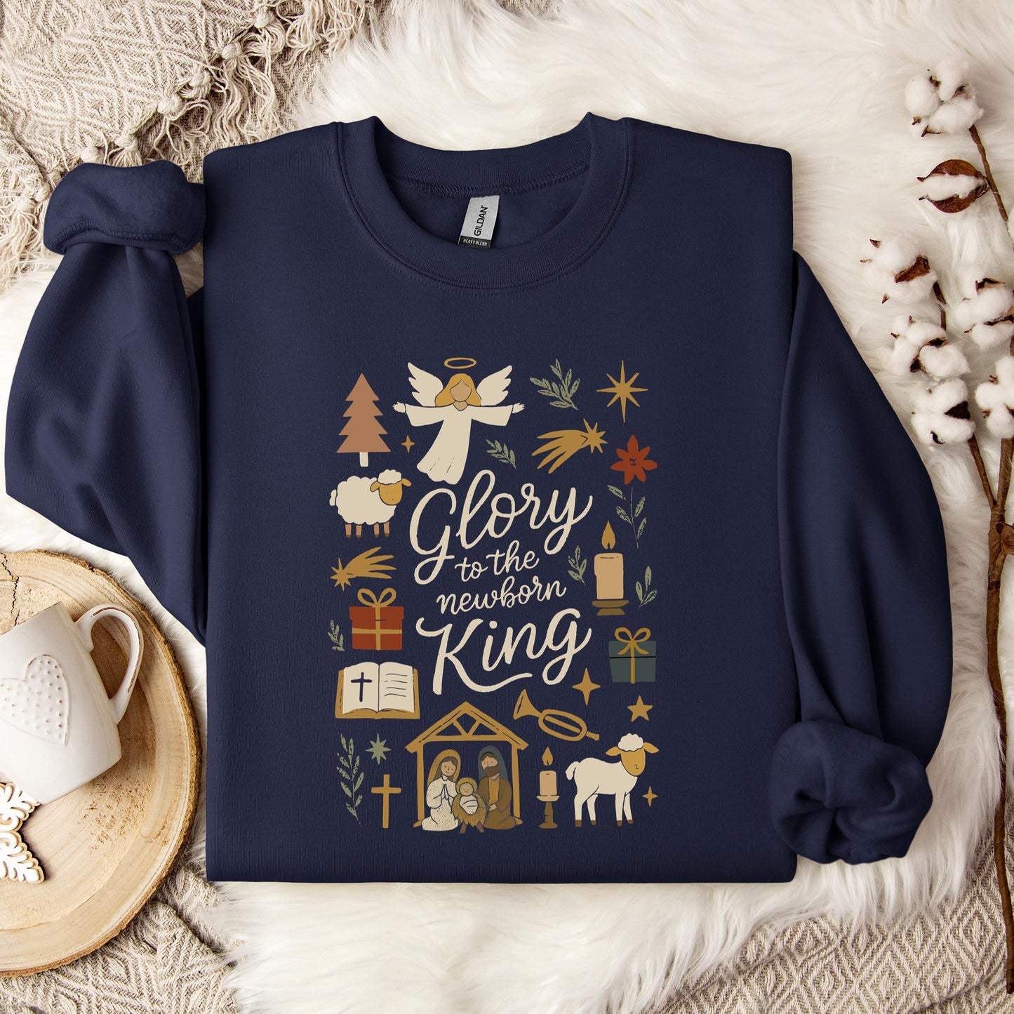 Glory To The Newborn King Sweatshirt