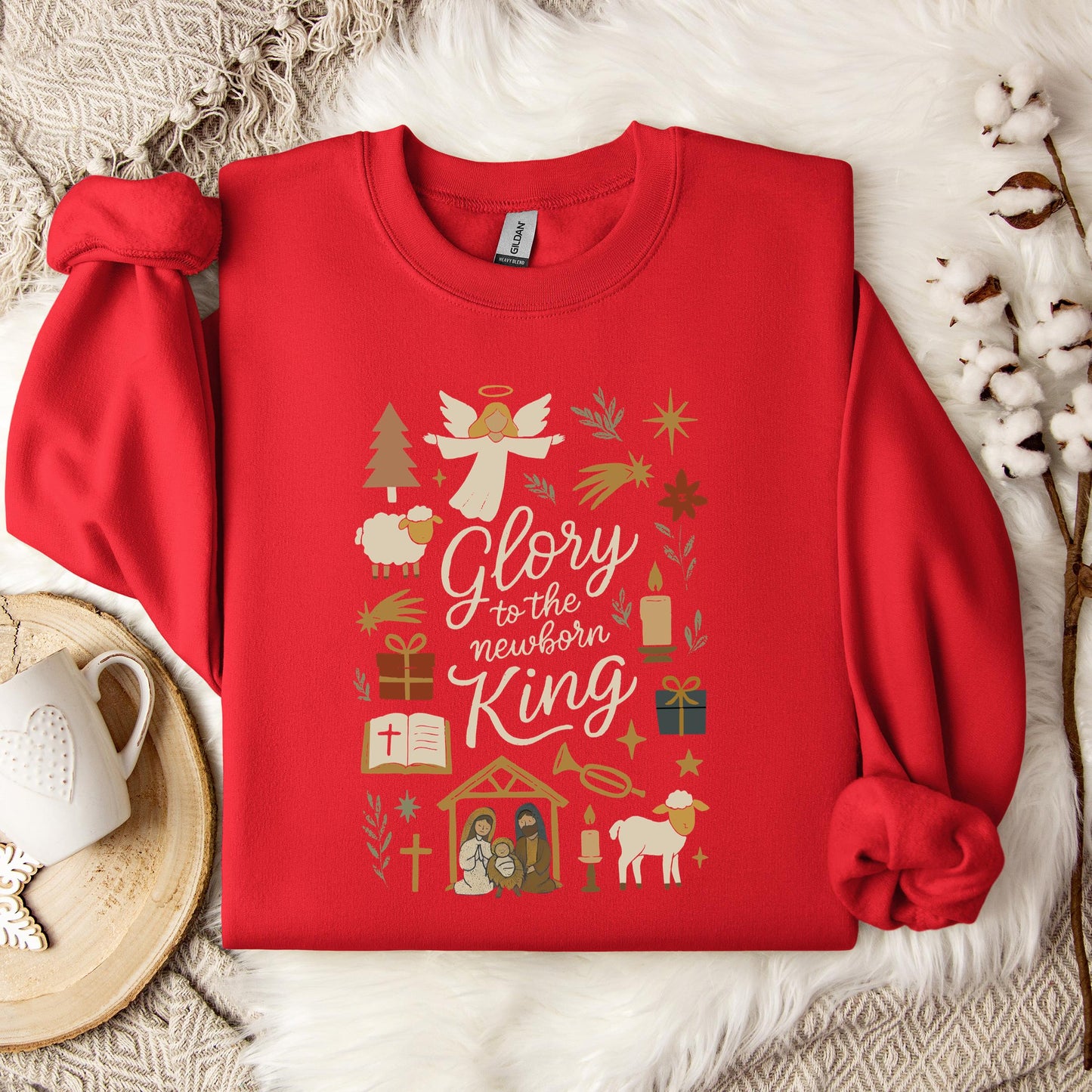 Glory To The Newborn King Sweatshirt