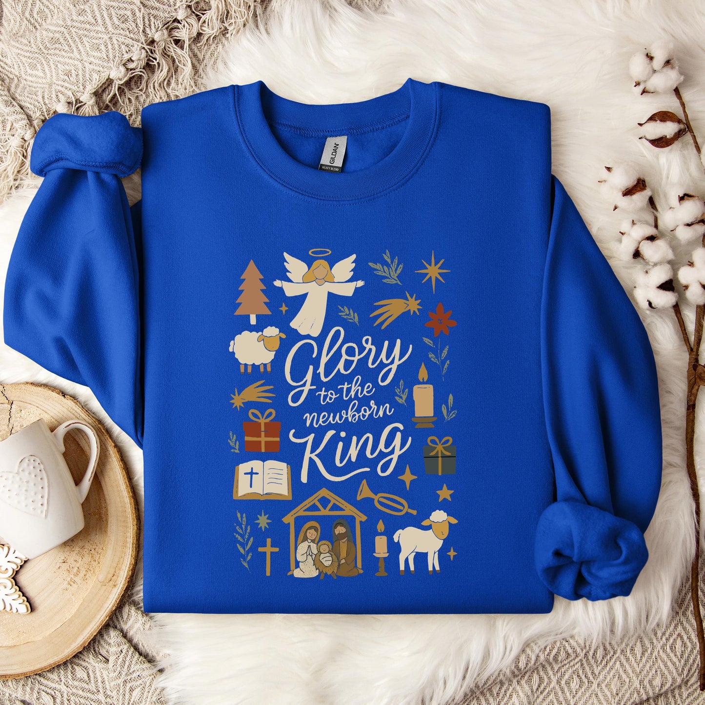 Glory To The Newborn King Sweatshirt