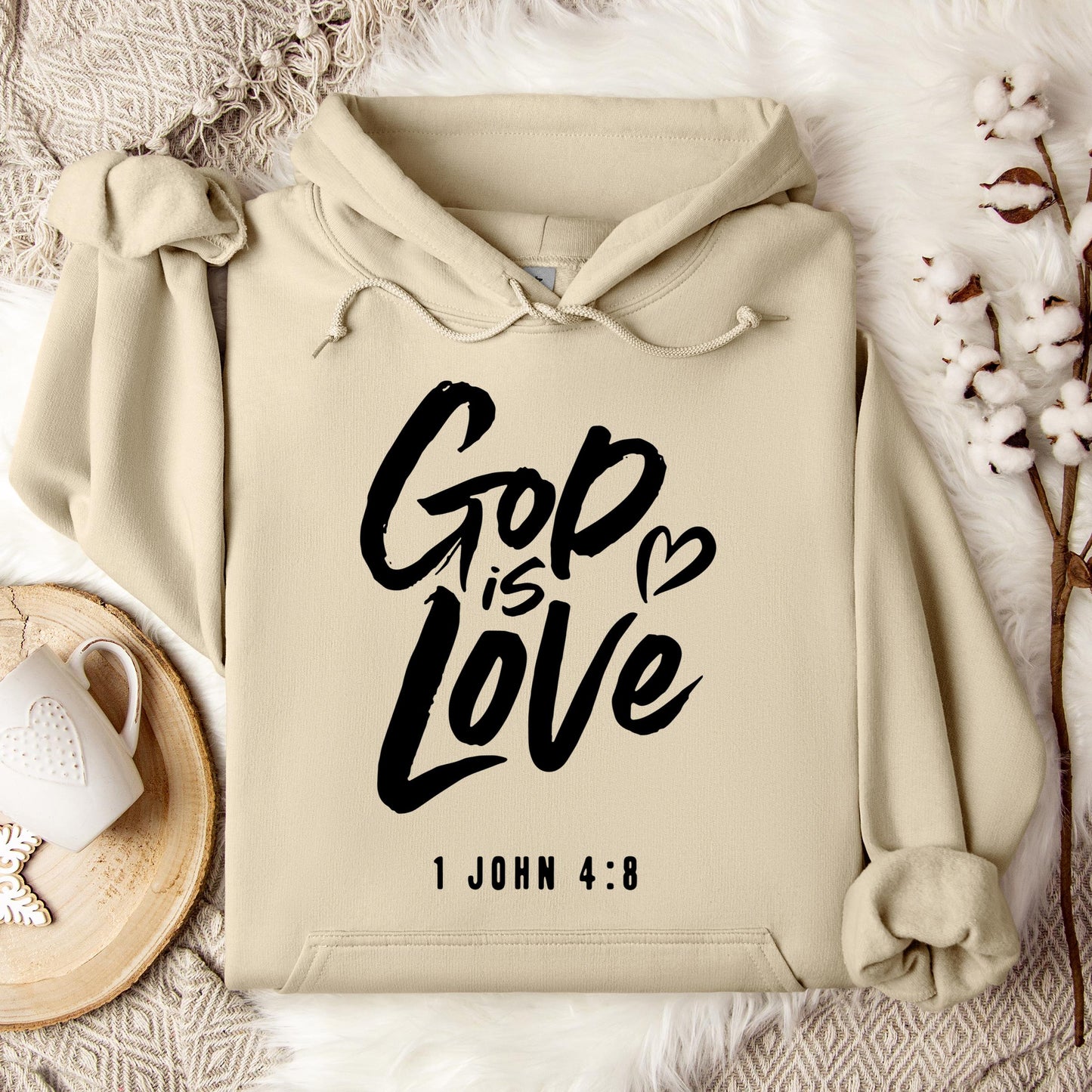 God Is Love 1 John 4.8 Hoodie