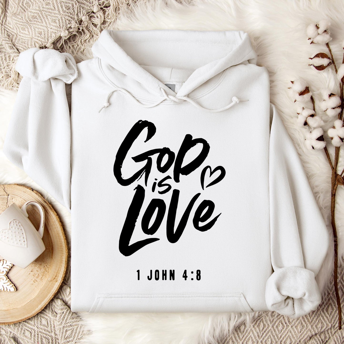 God Is Love 1 John 4.8 Hoodie