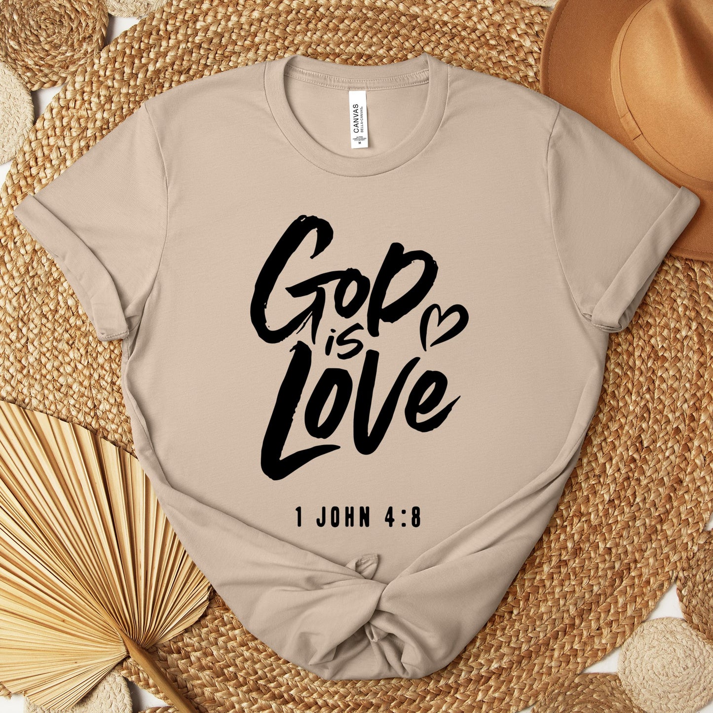 God Is Love 1 John 4.8 Premium T-shirt