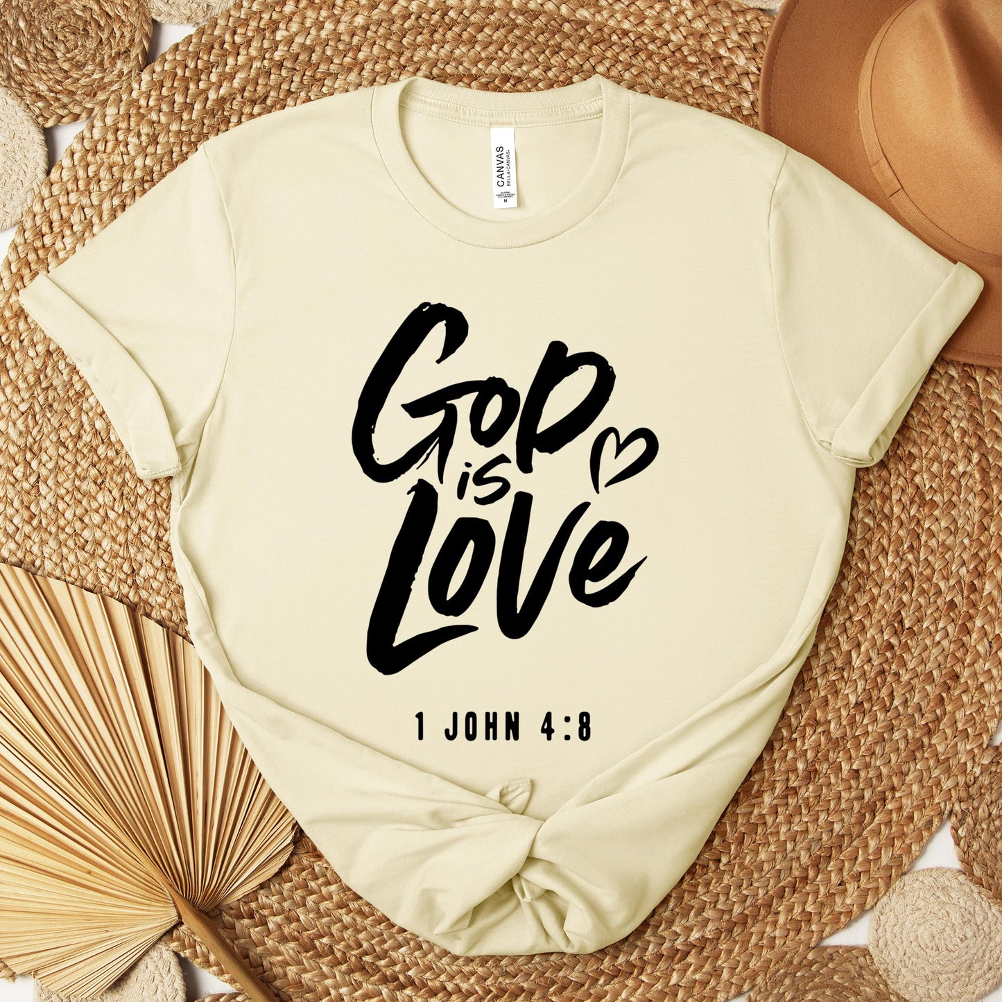 God Is Love 1 John 4.8 Premium T-shirt