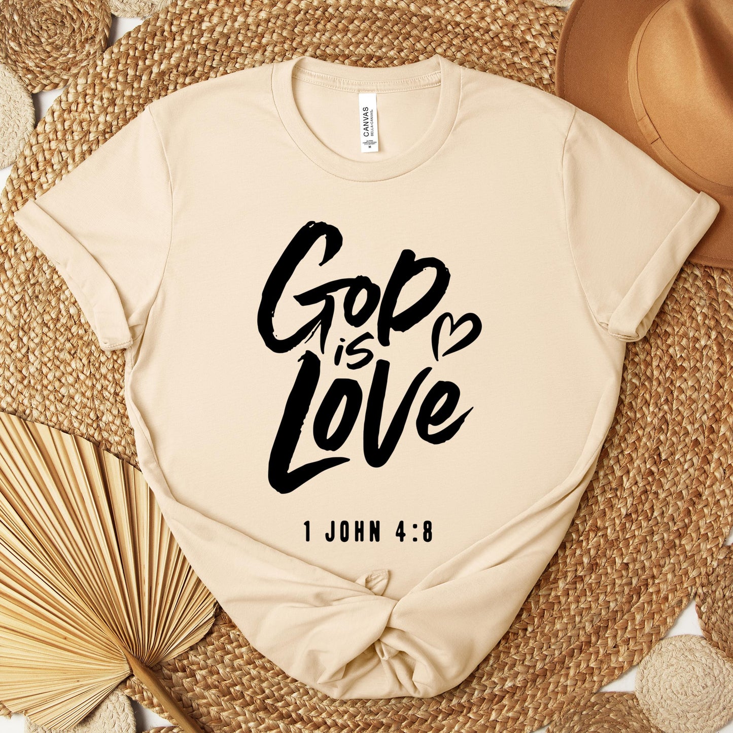 God Is Love 1 John 4.8 Premium T-shirt