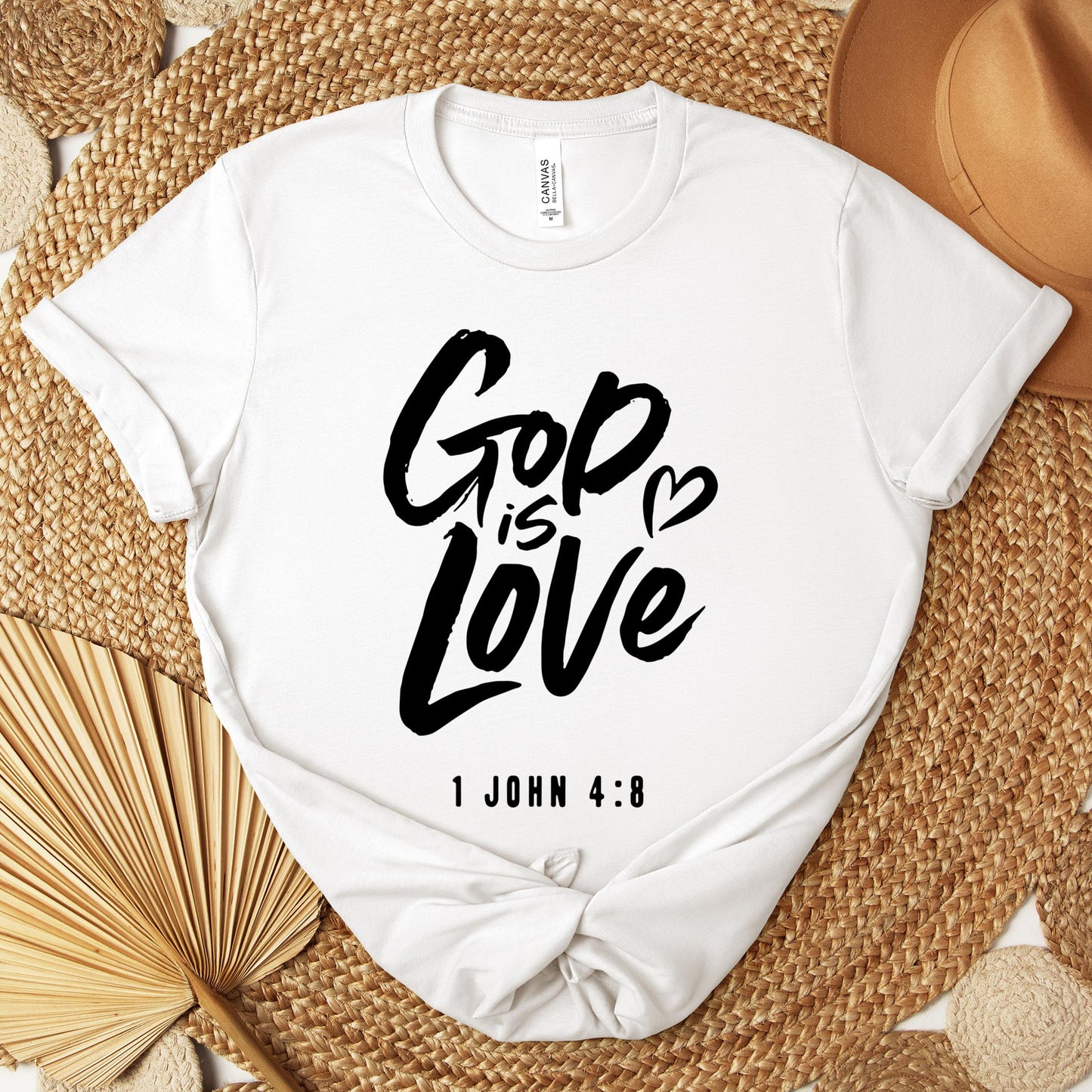 God Is Love 1 John 4.8 Premium T-shirt