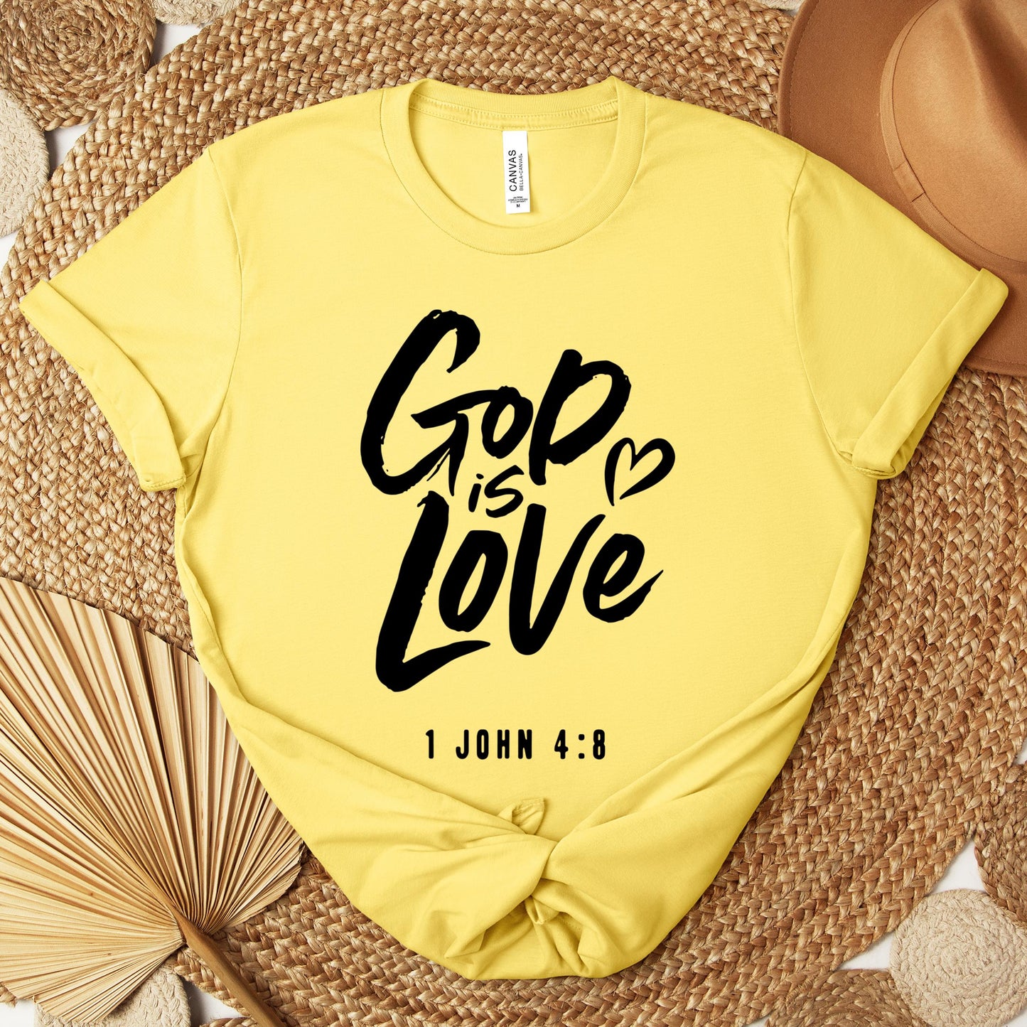 God Is Love 1 John 4.8 Premium T-shirt