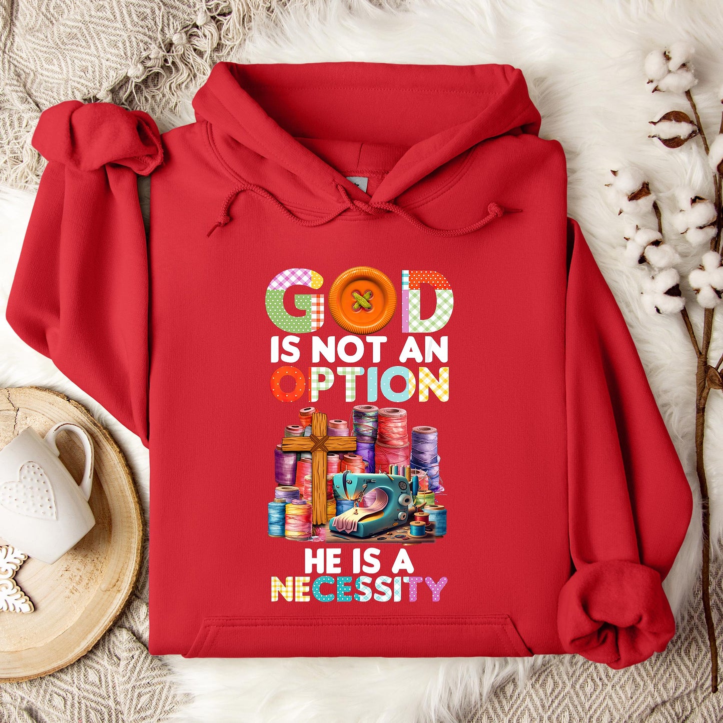 God Is Not An Option He Is A Necessity 09 Hoodie